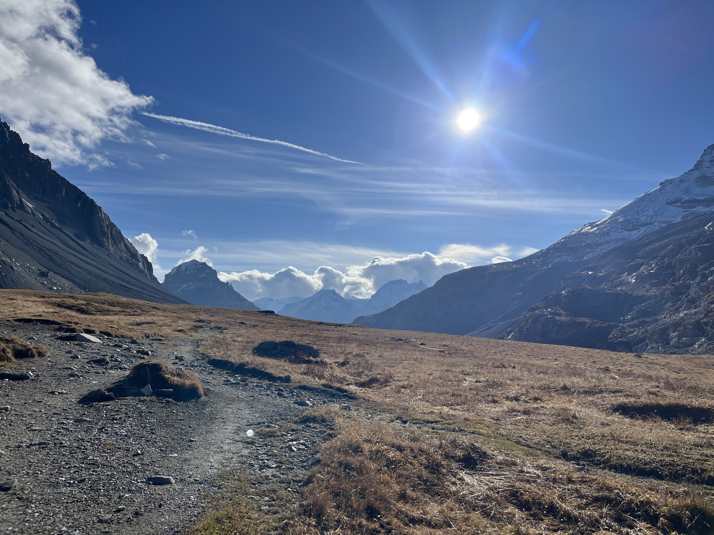 Grand Roc Noir en fond (3587m)