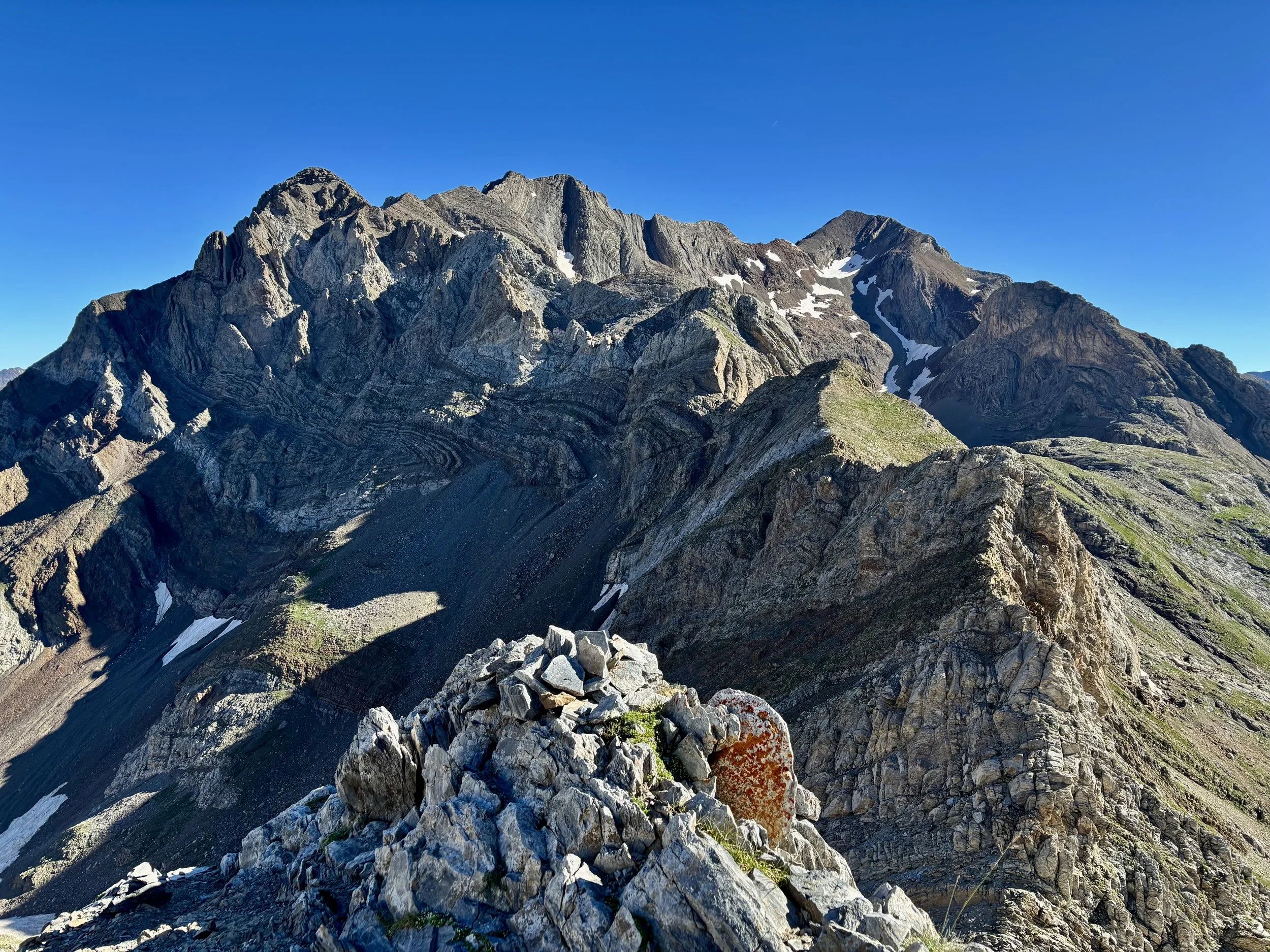 Arête Espadas depuis le Pic de la Forqueta