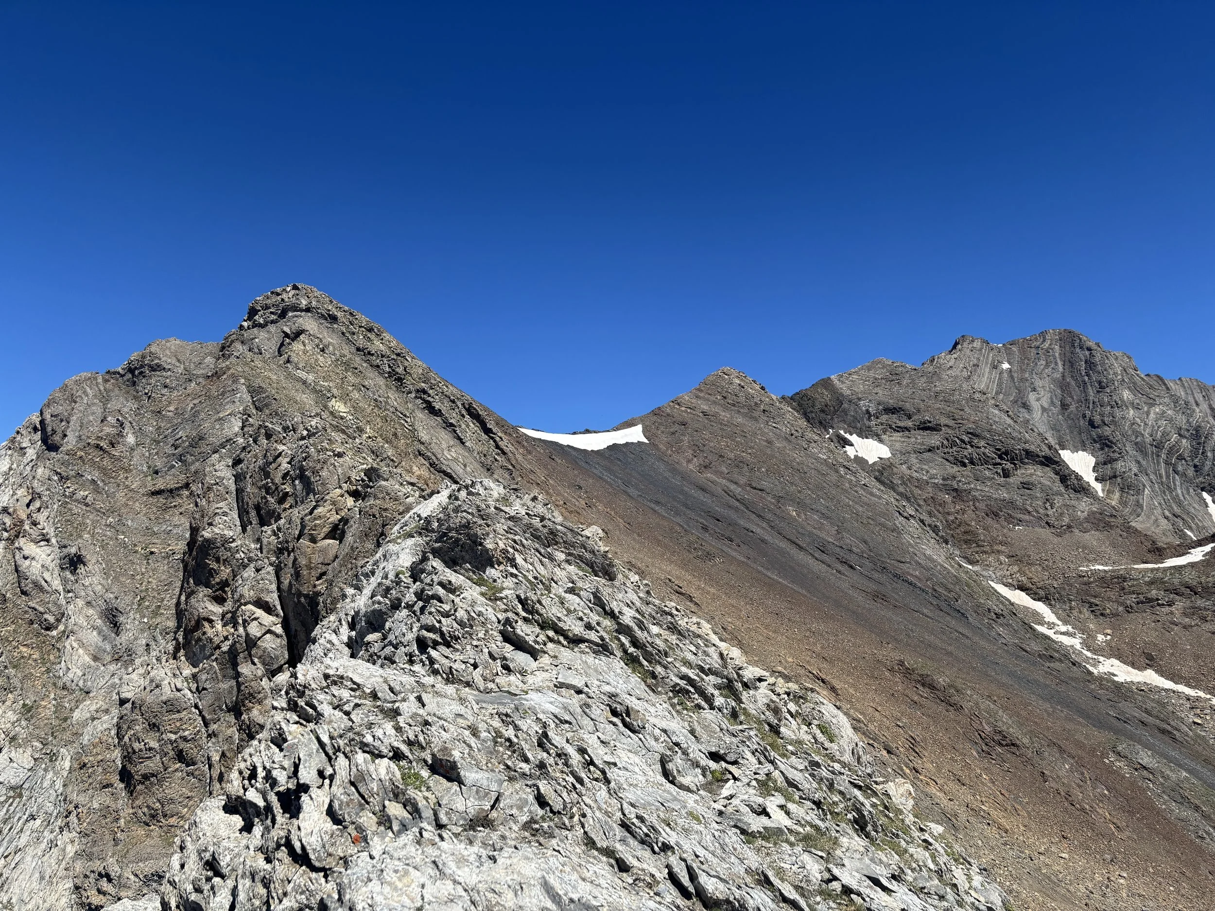Arête entre le Pic des Pavots et le Pic d'Espadas