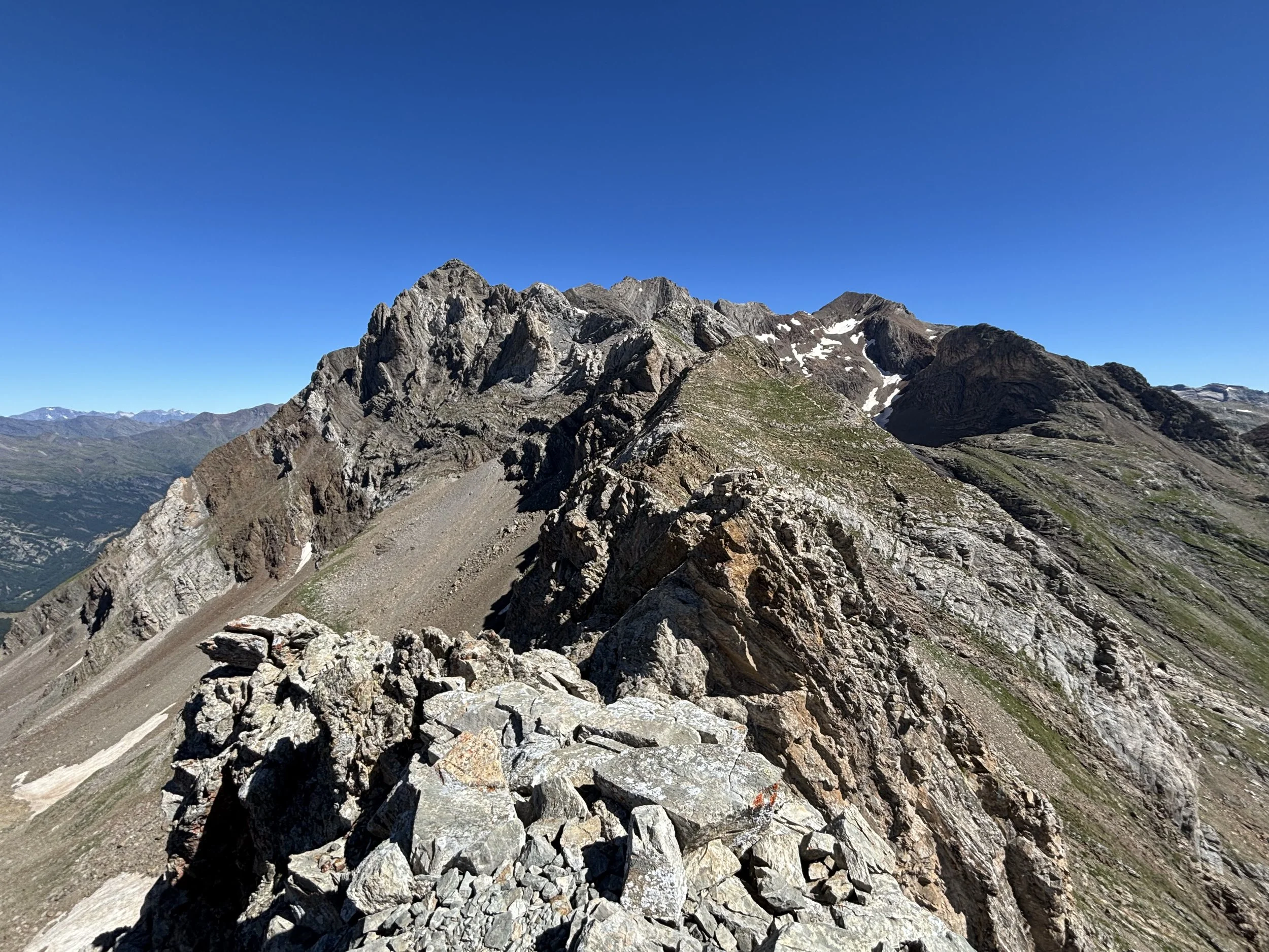 Arête jusqu'au Pic de Posets 