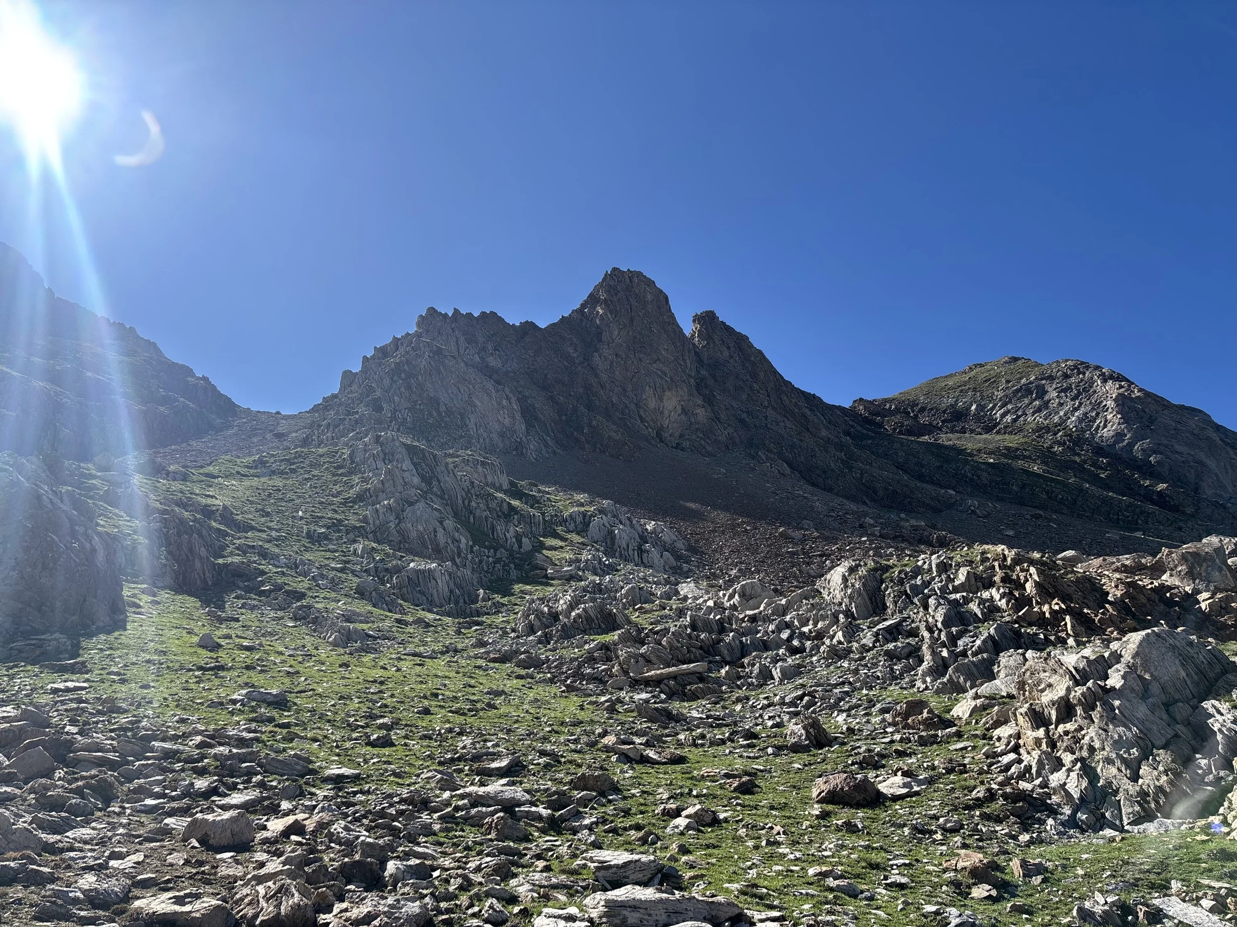 Montée vers le Col d'Eristé