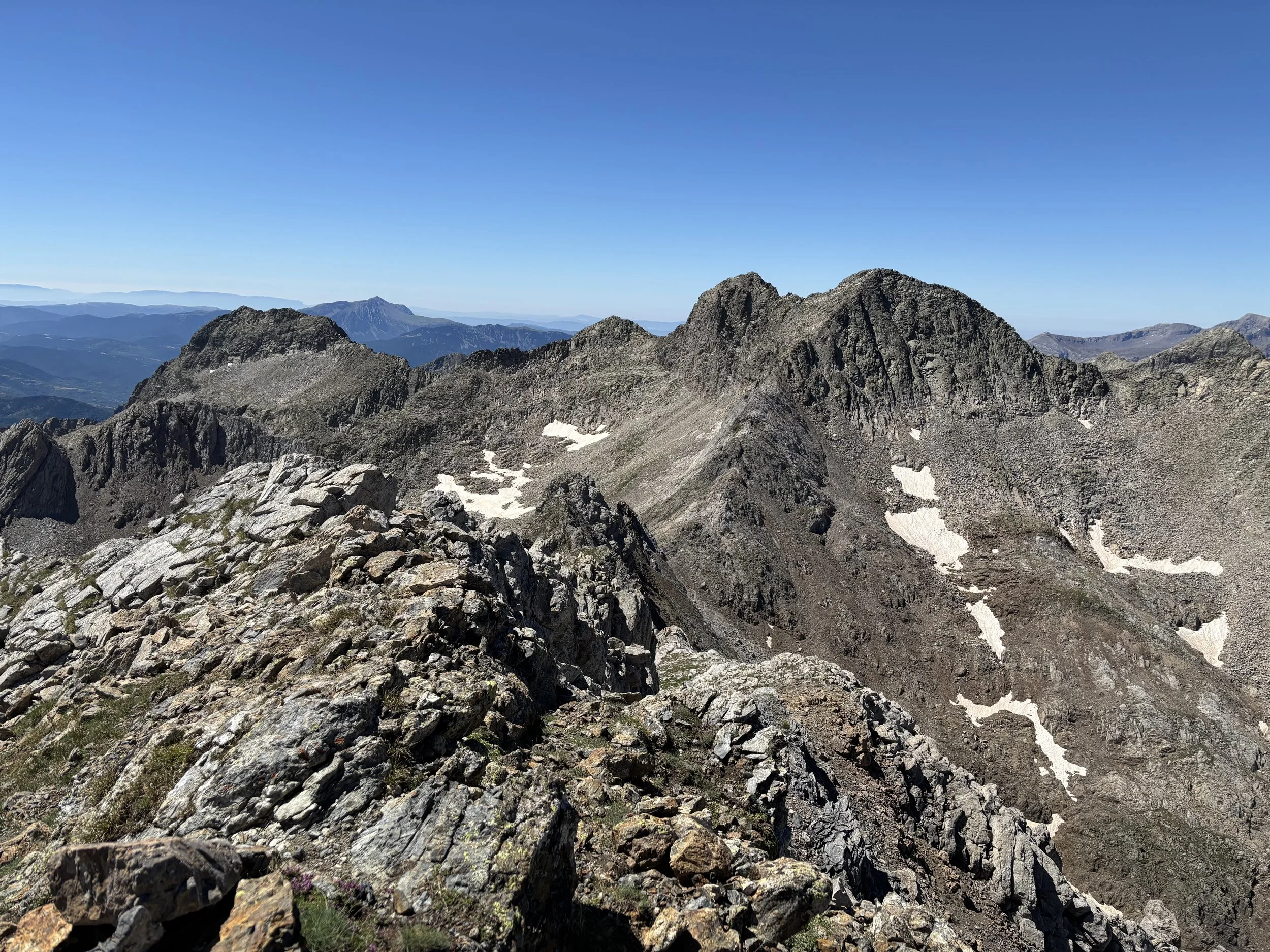 Vue sur le Pic de la Forqueta