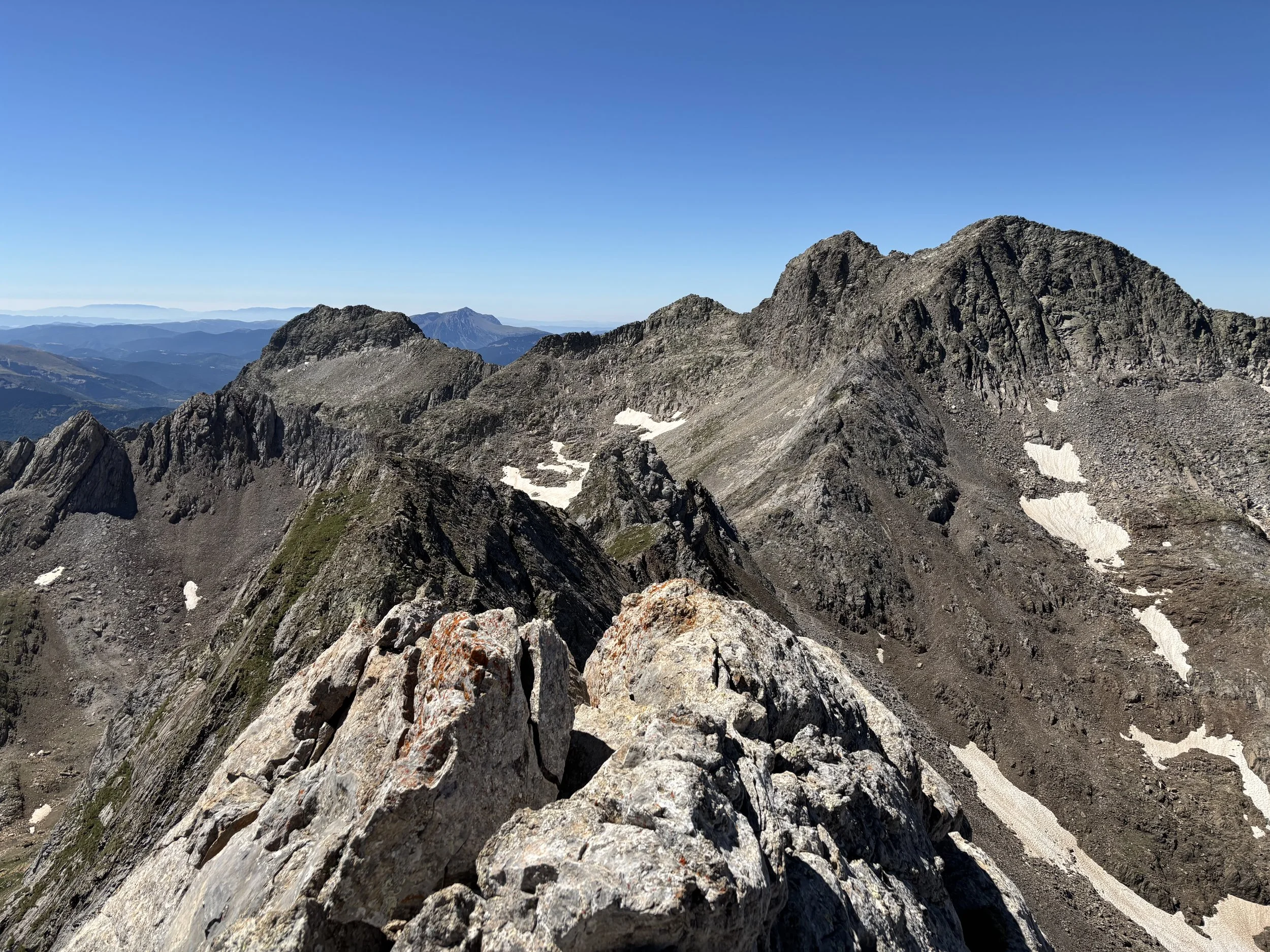 Vue sur le Pic de la Forqueta