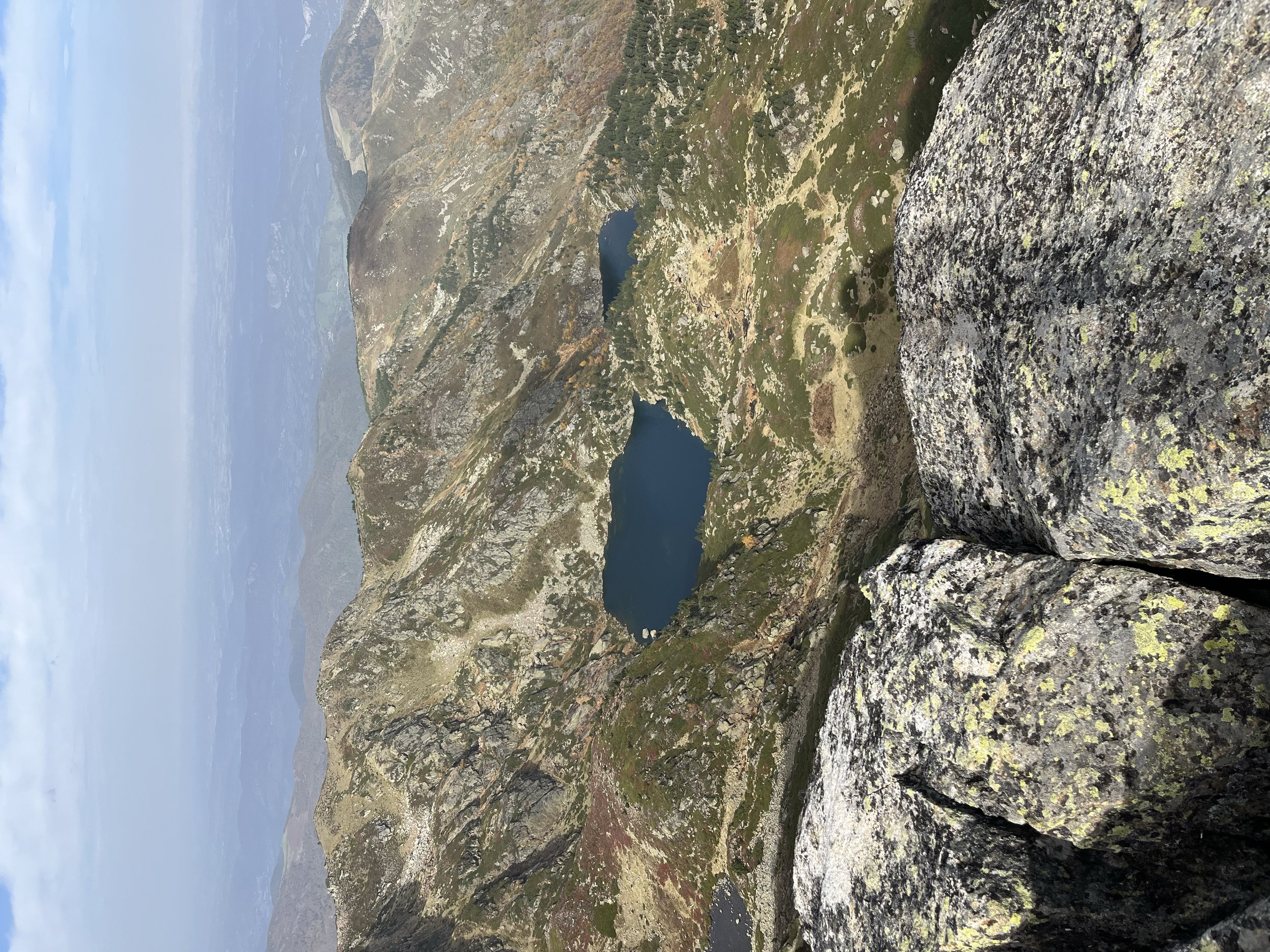 Vue sur l'étang du Diable