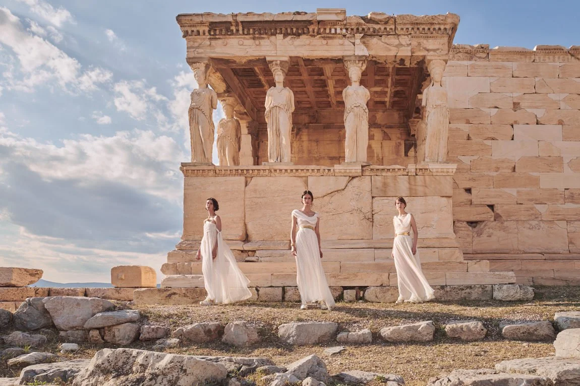 dior cruise show Athens Acropolis by photographer RIA MORT