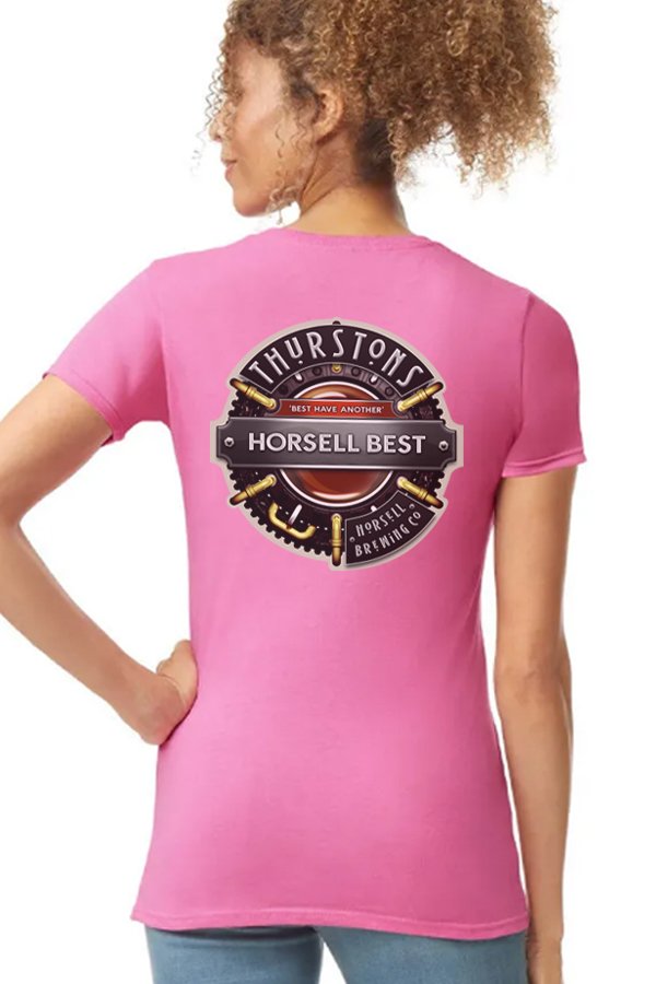 Thurstons Brewery Ladies Alelea T-Shirt Back on model Best.jpg