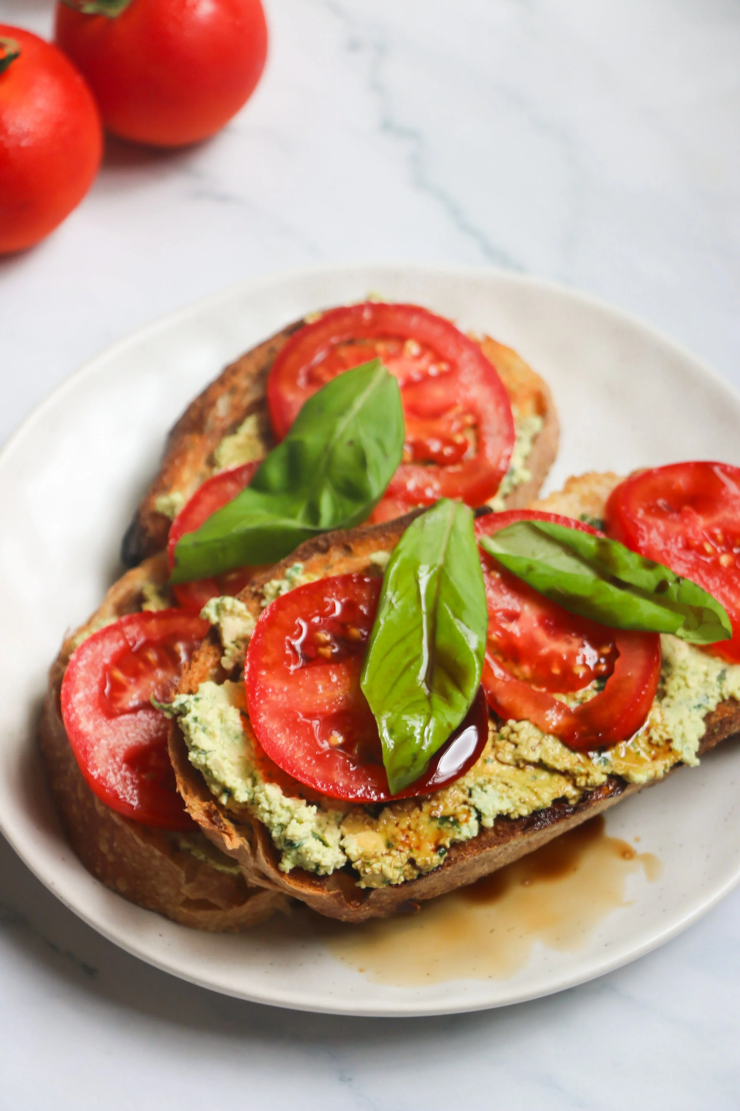 TOFU RICOTTA BRUSCHETTA