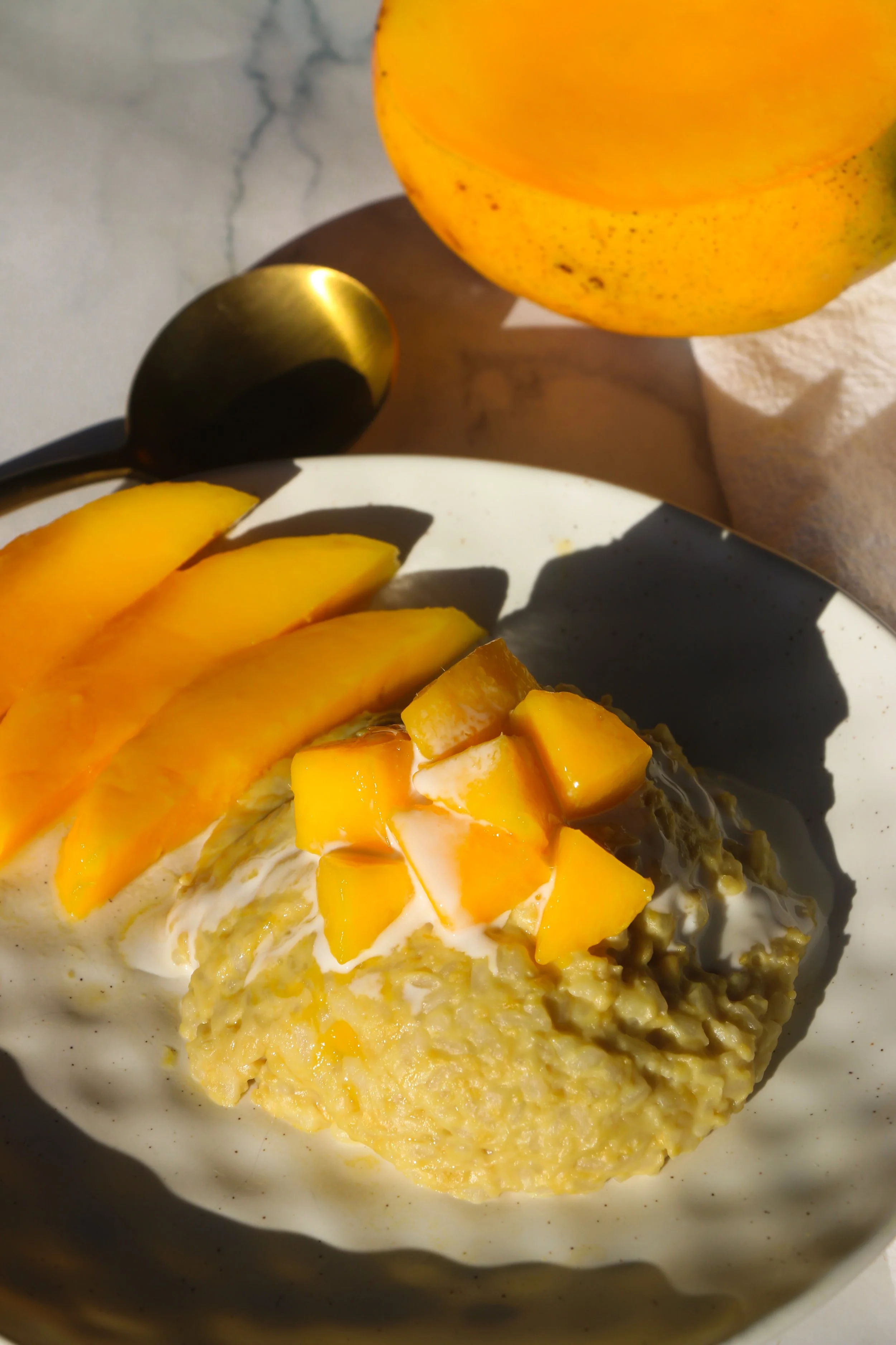 HIGH PROTEIN MANGO STICKY RICE