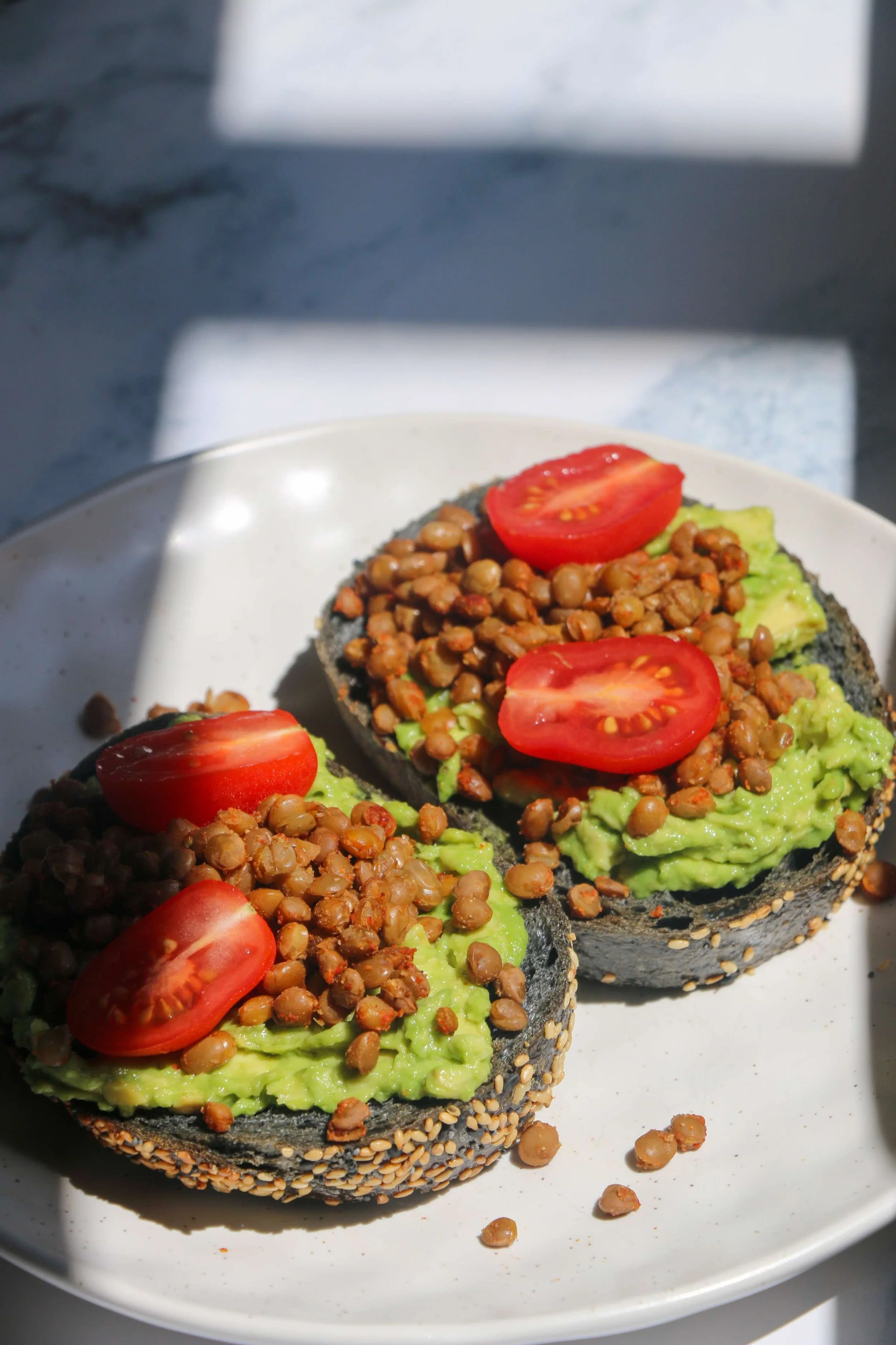 SPICED LENTIL &amp; AVOCADO TOAST