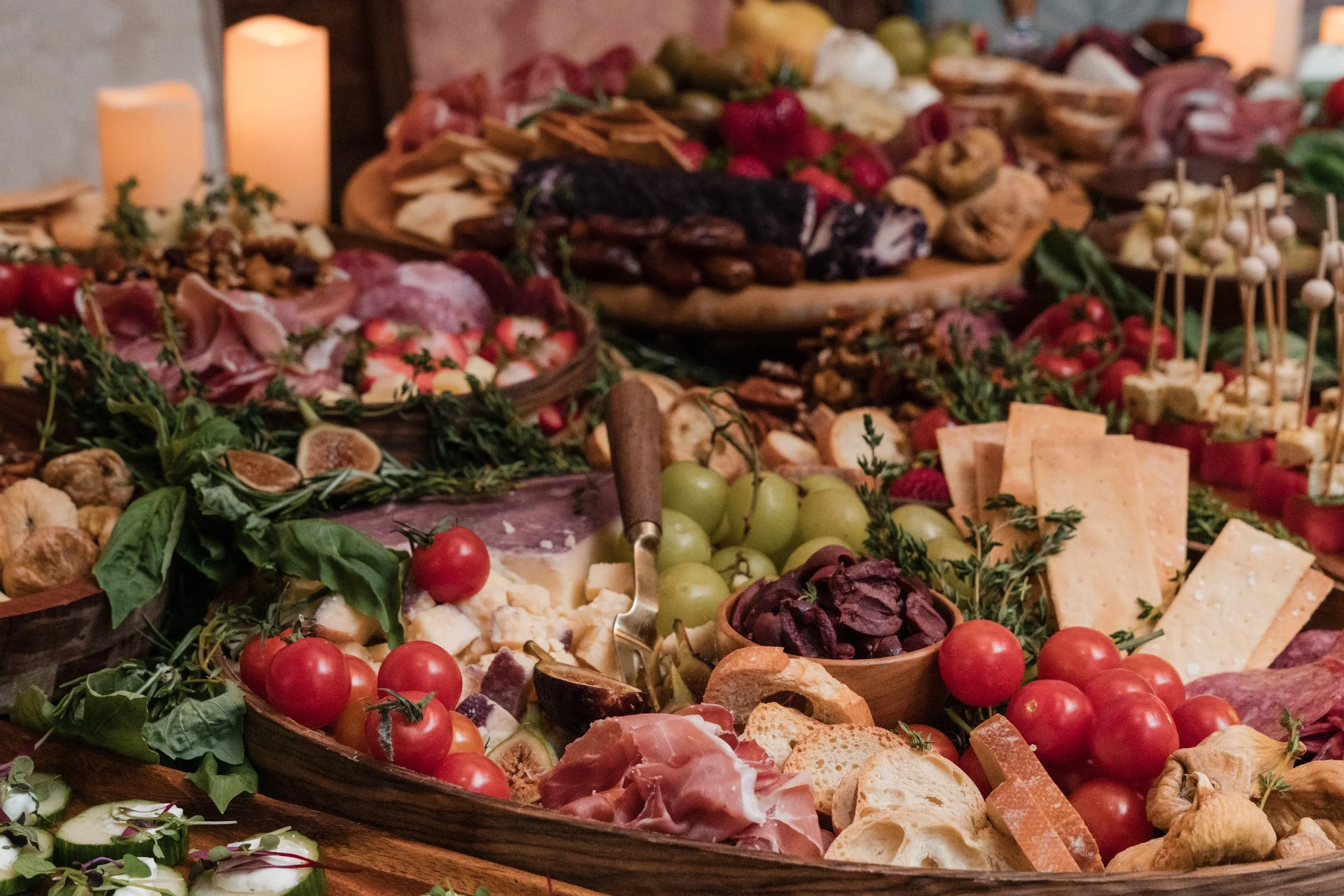Artfully Styled Catering at a Luxury New York Event