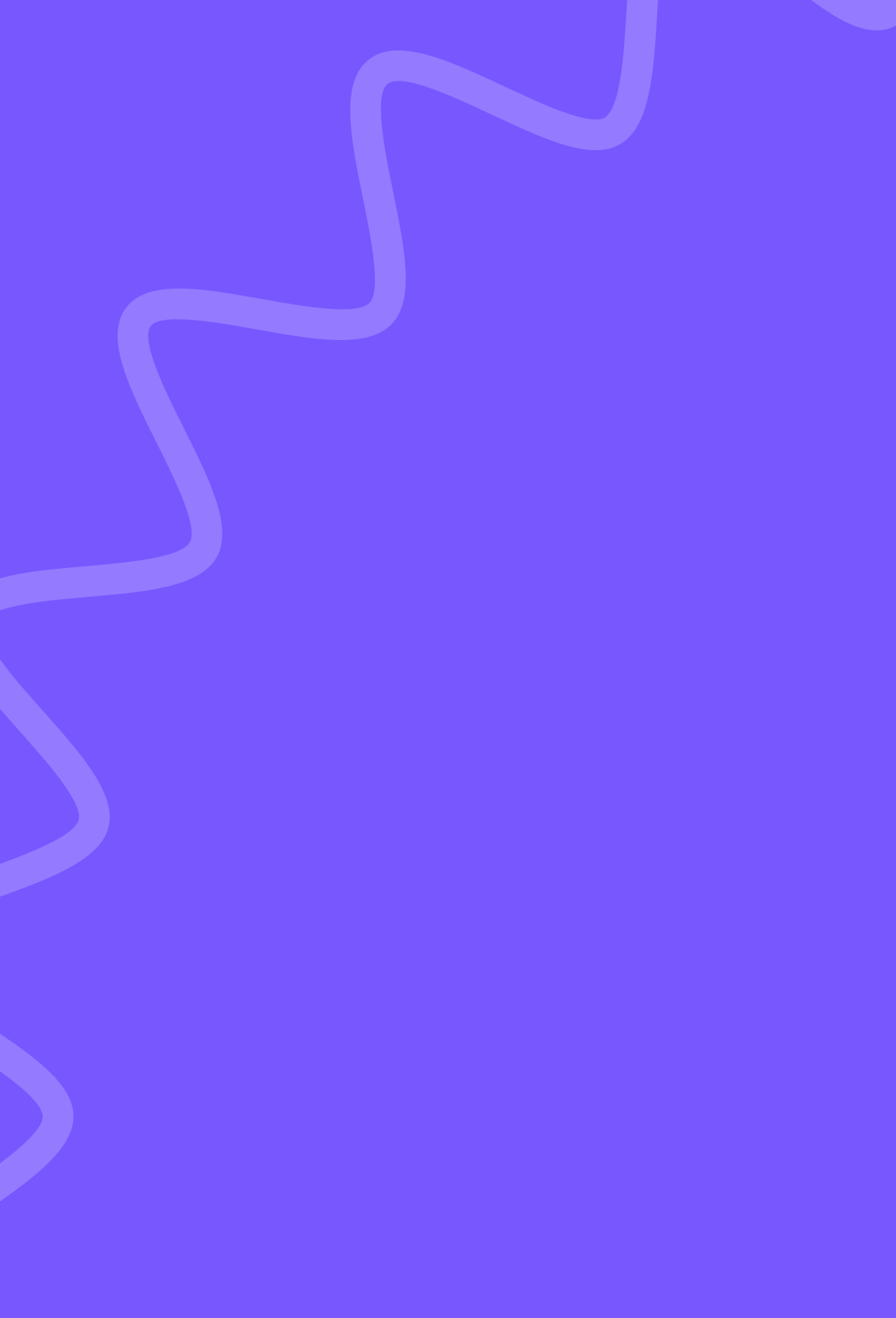 Solid purple background with a faint, light purple zigzag line pattern.