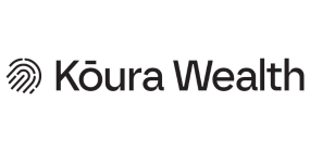 Köra Wealth logo with fingerprint icon