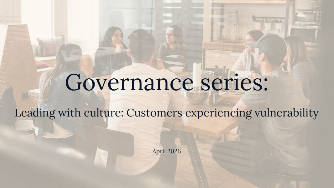 Governance series: Leading with culture