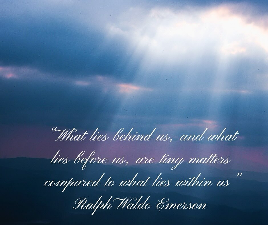 Ralph Waldo Emerson: &lsquo;What lies behind us, and what lies before us, are tiny matters compared to what lies within us.

Believe in your inner power, embrace it, enjoy the magic 

#dailymotivation #confidence #transformation #believe