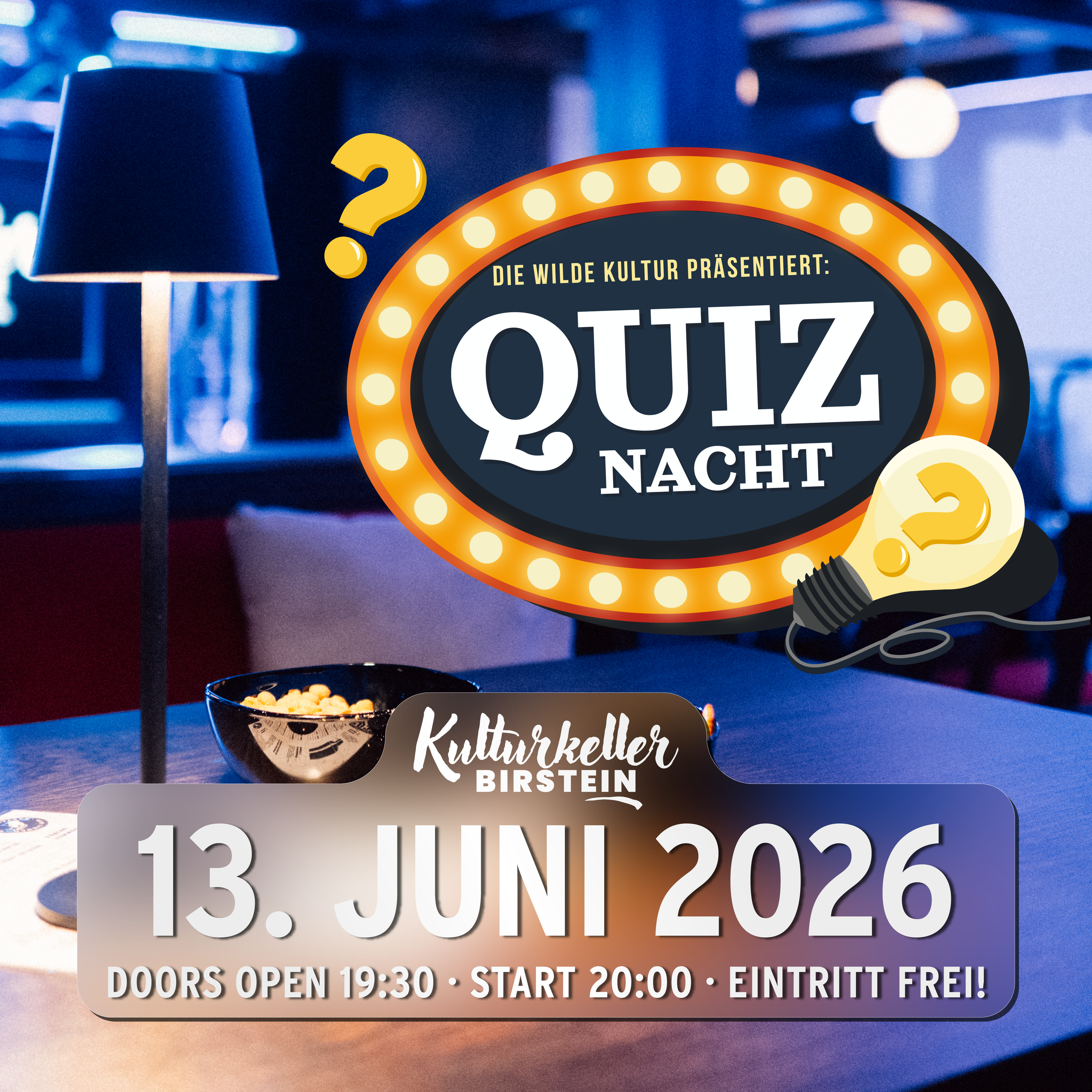🏆 Quiz-Nacht im Kulturkeller! 🤔