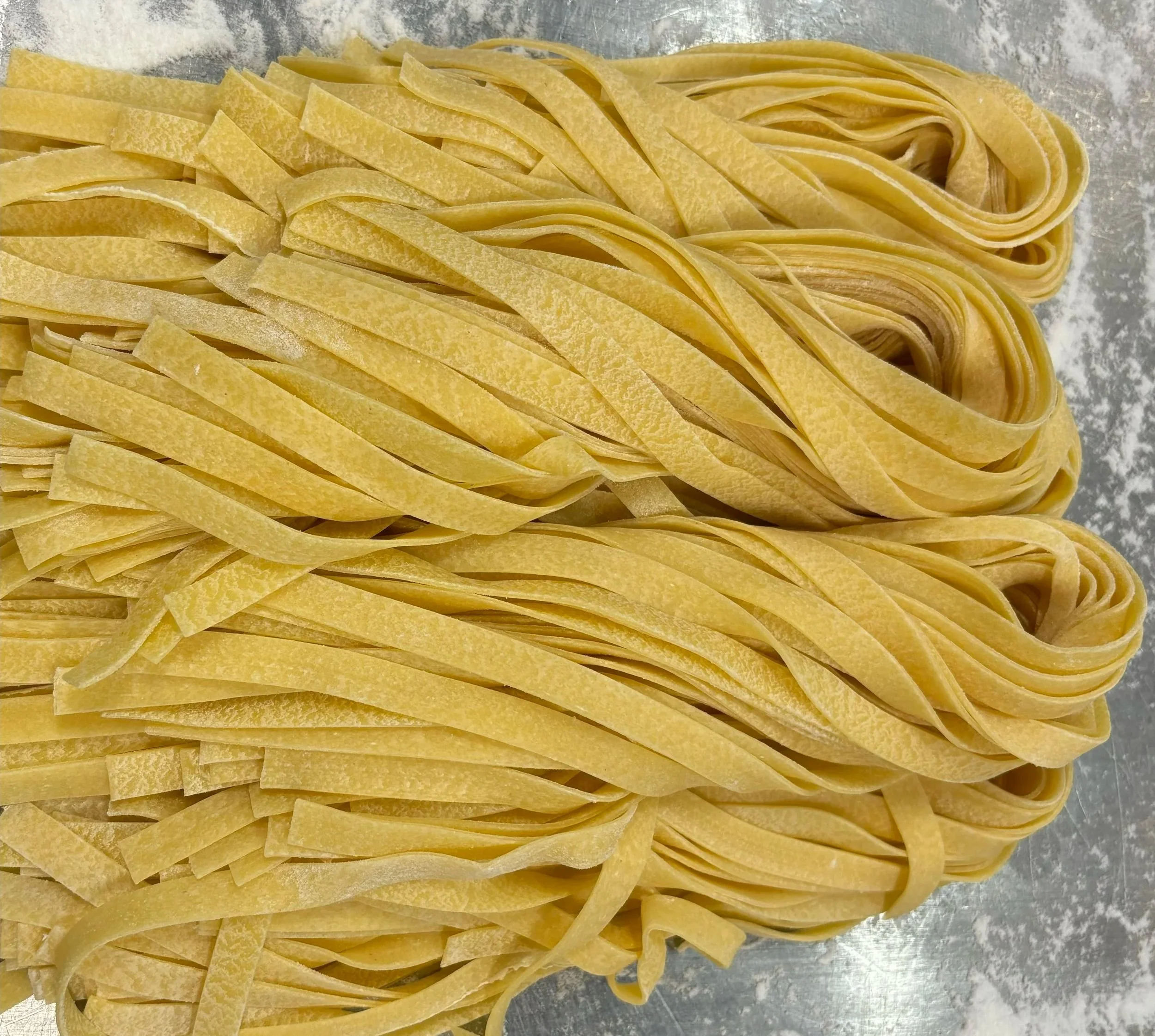 Fresh, local, authentic Italian gourmet fettuccini pasta