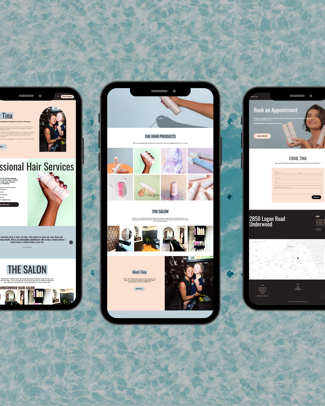 Confident Hair | Squarespace Website Migration