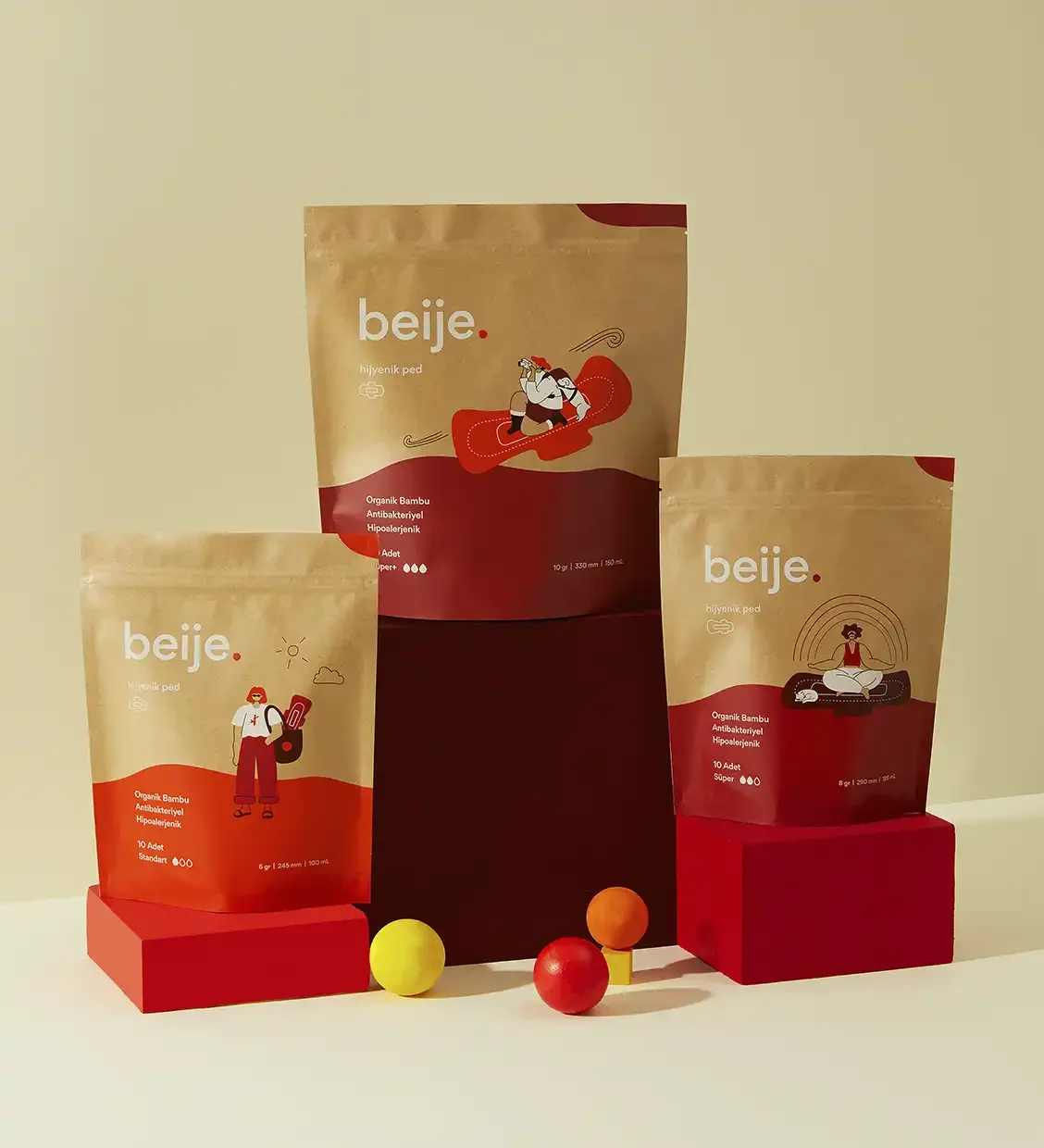 beije : concept, art direction, creative direction for packaging design