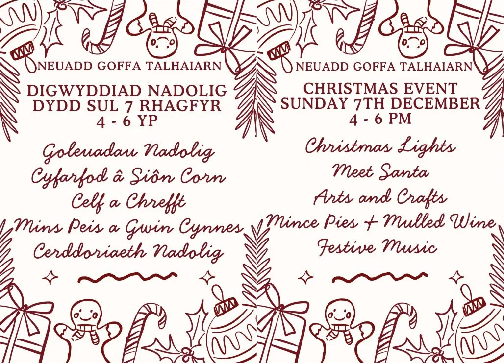 Christmas Event in Llanfairtalhaiarn Memorial Hall