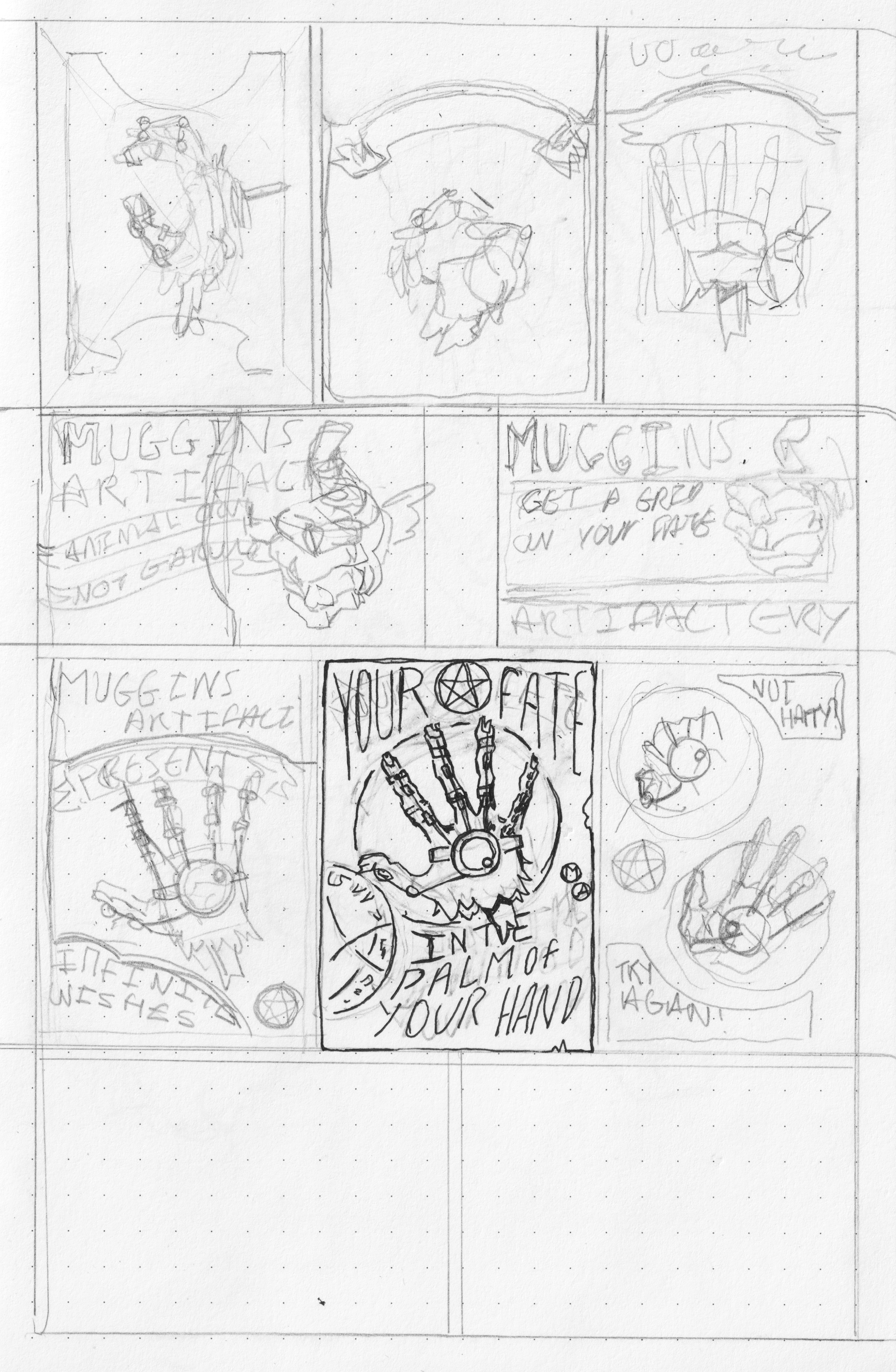 Monkeys Paw Poster - Early Drafts
