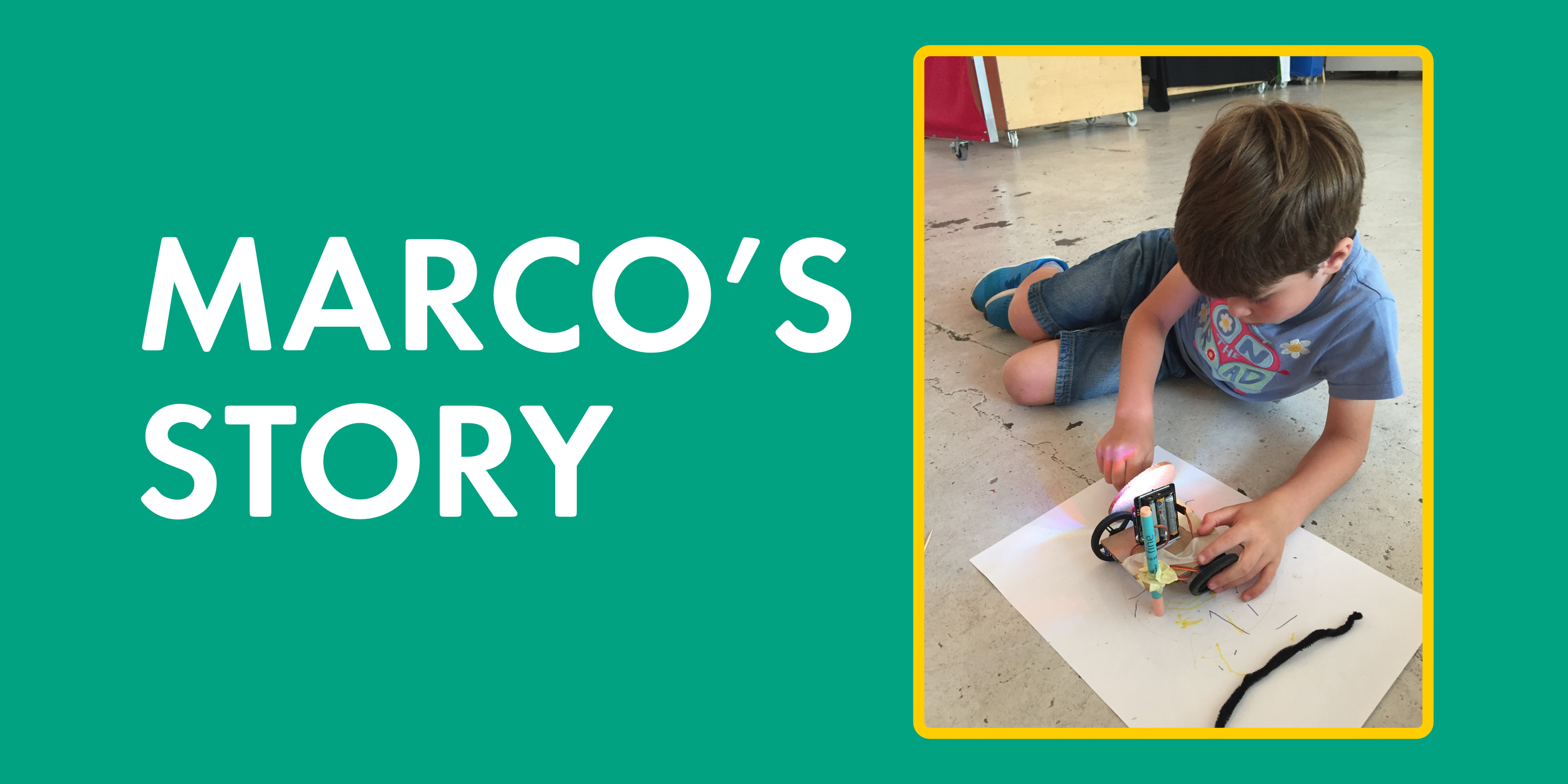 A tinkerer’s journey: seven years after his first Tinkering Club session, Marco came back to the iOi for work experience.&nbsp;