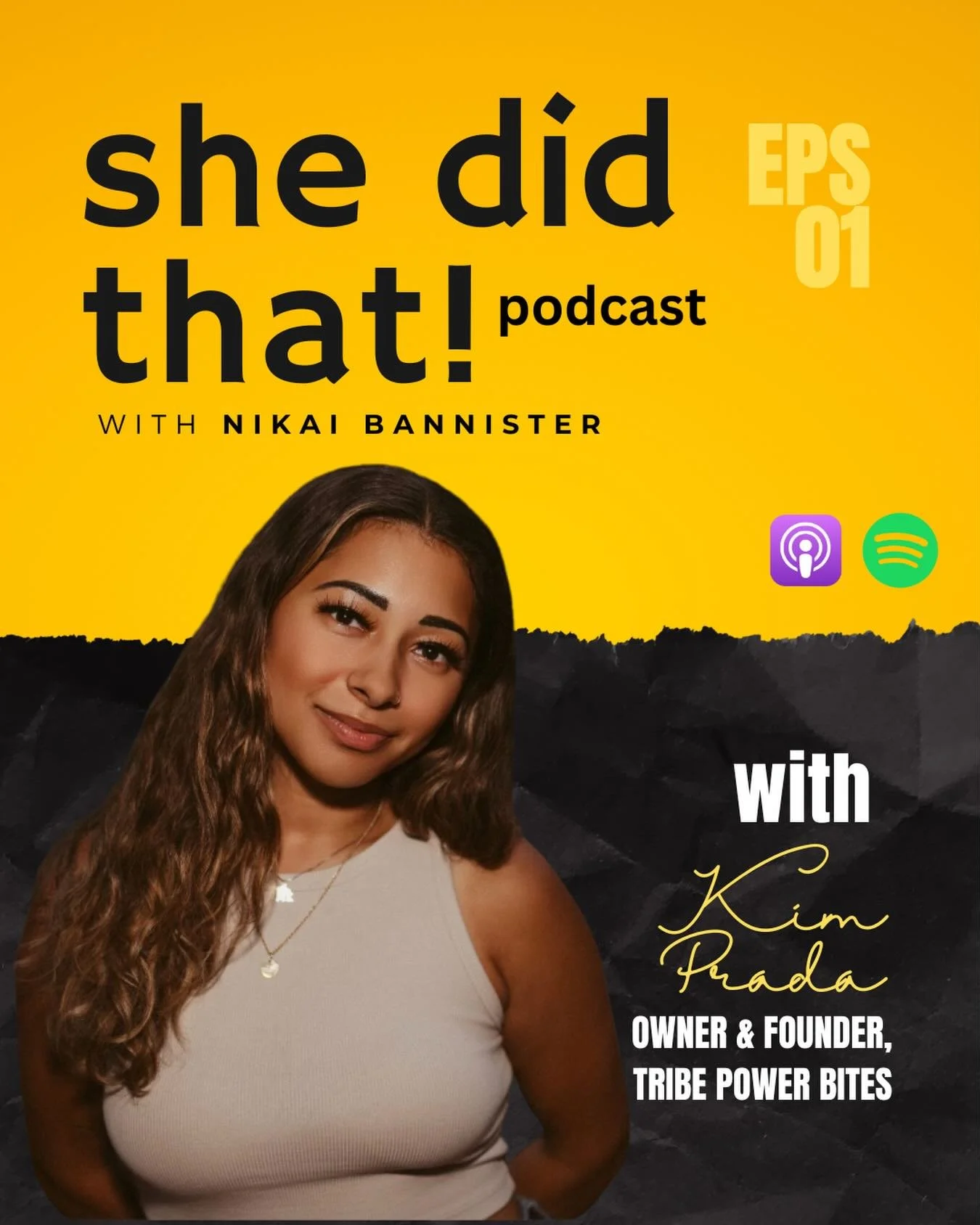 Did you catch the latest episode? 👀🔥

This conversation with Kim Prada, Owner &amp; Founder of Tribe Power Bites, is all about standing firm in your purpose, believing in your voice, and choosing courage every single day.

Listen now and get inspir