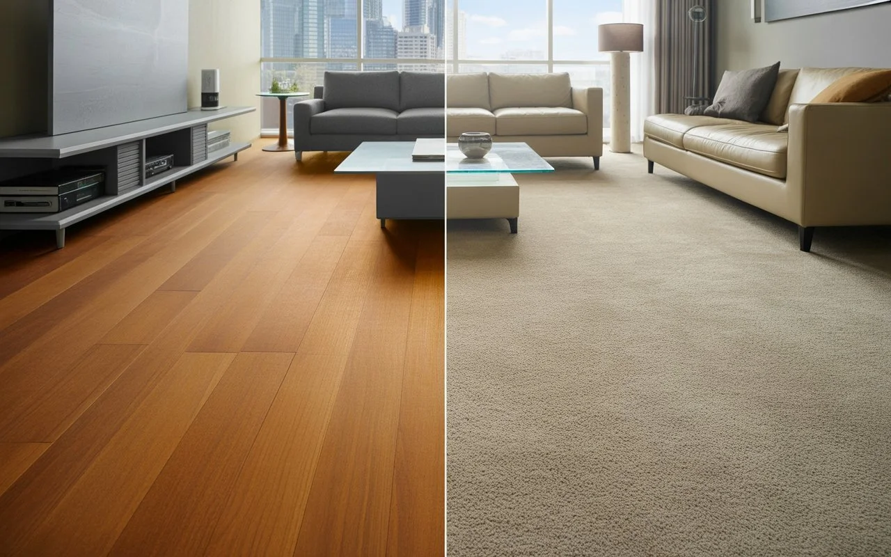 Carpet vs Hardwood Flooring in Calgary: Which Is Actually Cheaper Long-Term?
