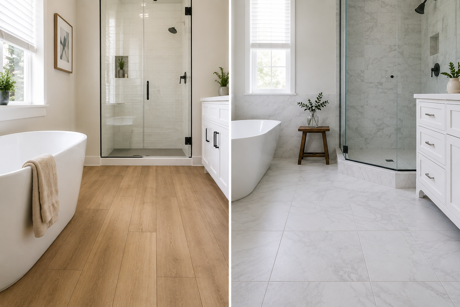 LVP vs Tile Flooring for Calgary Bathrooms: Which Is Right for Your Home in 2026?