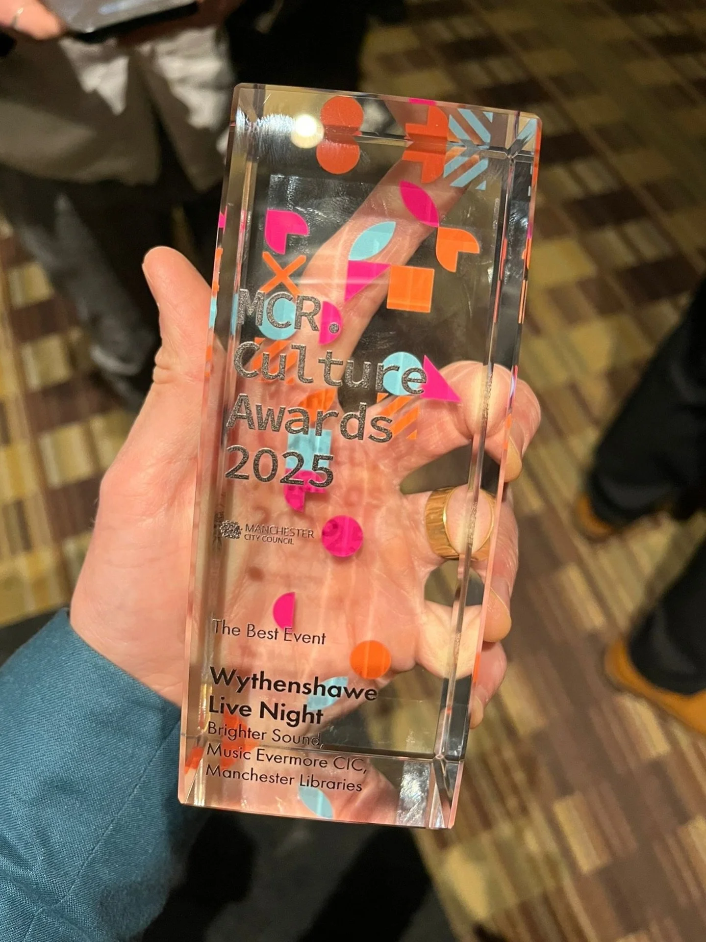 Well, we only went and won an award! Massive congrats to @companychameleon for winning Igniting Creativity, the work they are doing is absolutely incredible. It came as such a surprise to us (just as we were tucking into our dessert) that we were als