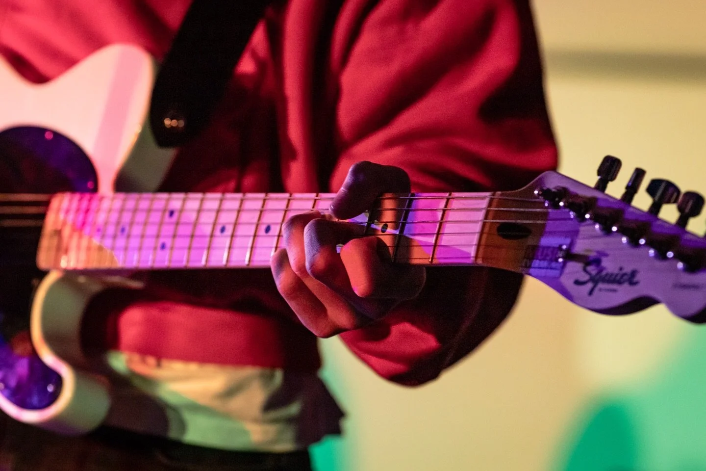 The @fender instruments funded by @manchesterairportsgroup are still looking and sounding amazing a year on. Our @manchestercitycouncil funded groups get to play some quality instruments which really inspires them. Here&rsquo;s some pictures of our b