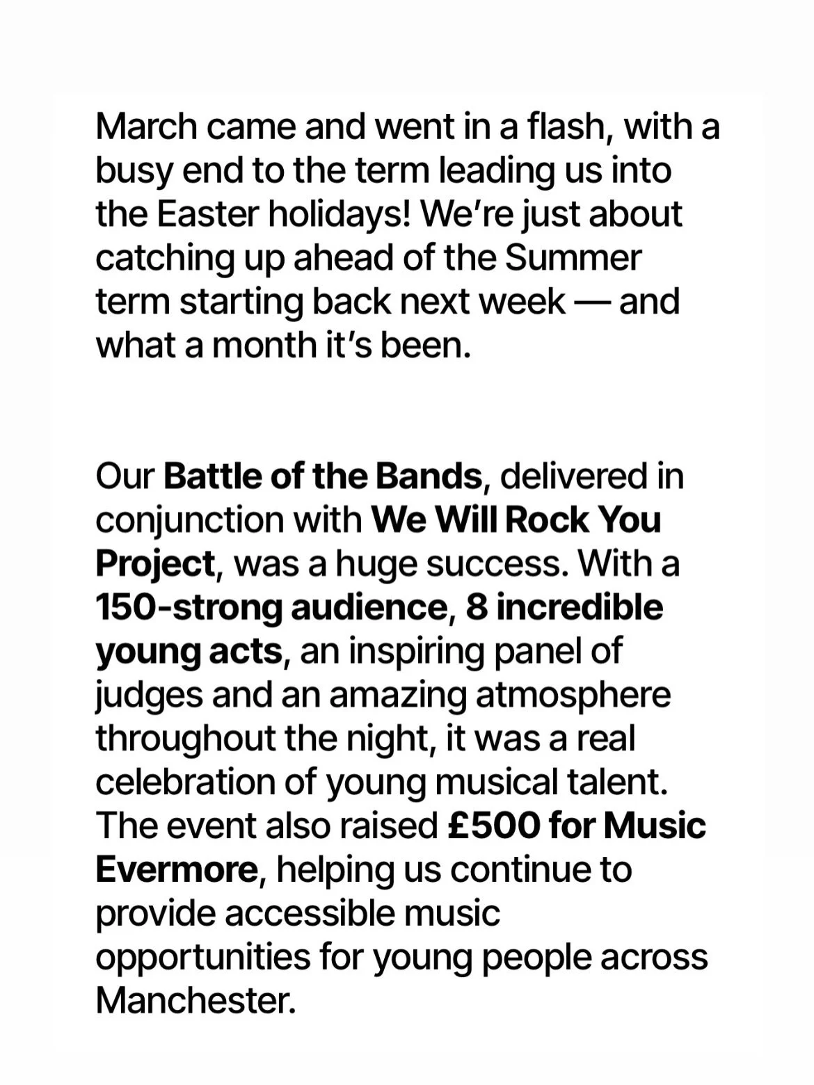 Extra extra, read all about it 🗞️ March&rsquo;s Rockin&rsquo; Roundup is in! 🤘🏻 🎸