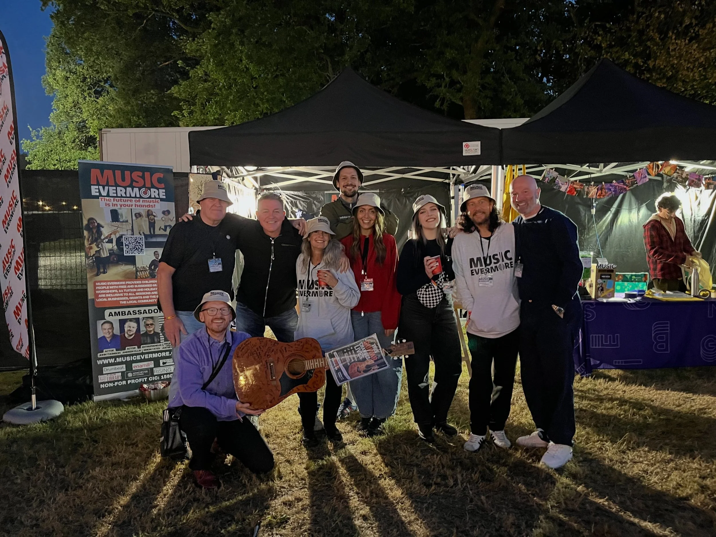 What an amazing week! Thank you so much to @livefromwythenshawepark for having us. We raised just under &pound;1000 over the weekend, helping young people of Wythenshawe pick up instruments, learn and play in bands. One day, they may be headlining Wy