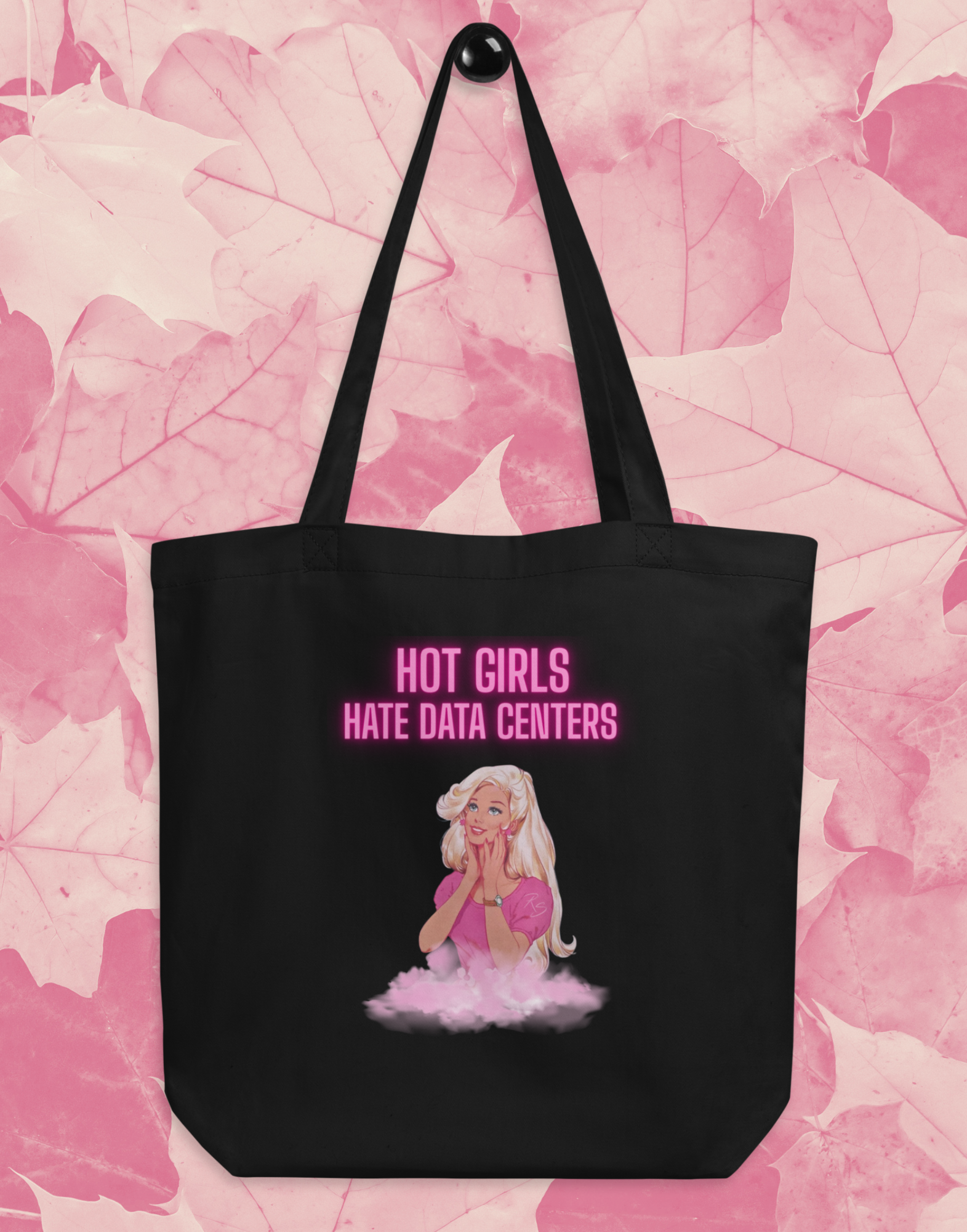 Hot Girls Hate Data Centers Tote Bag