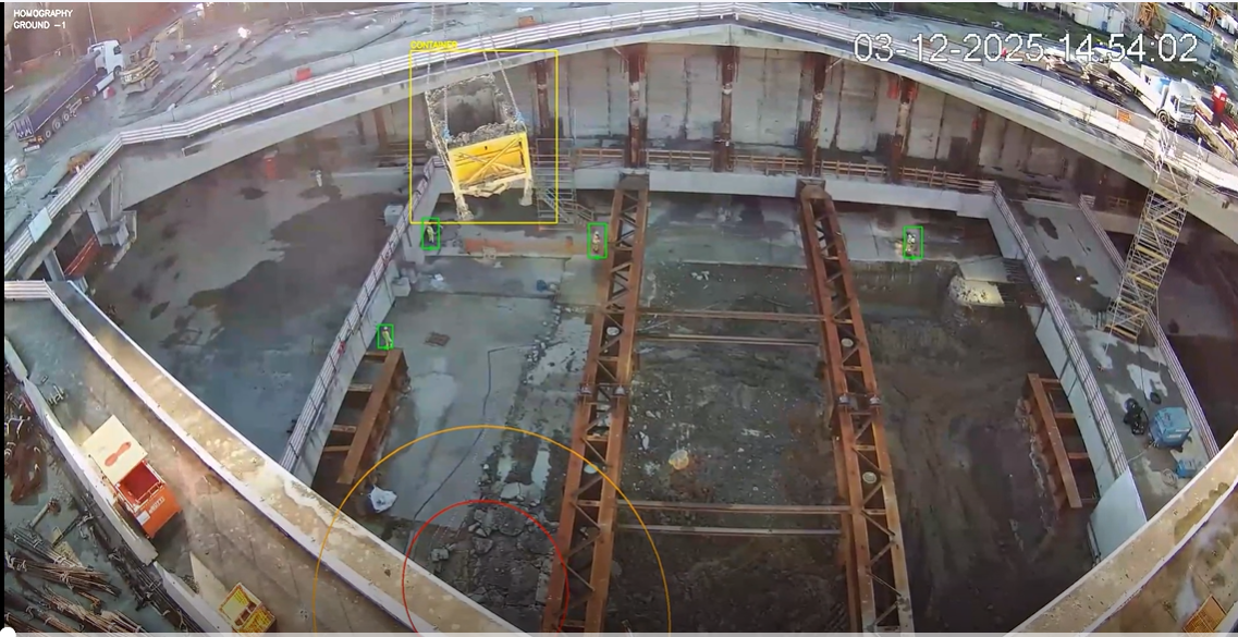 Safety and AI at the Belfiore High-Speed Rail Construction Site (Florence)