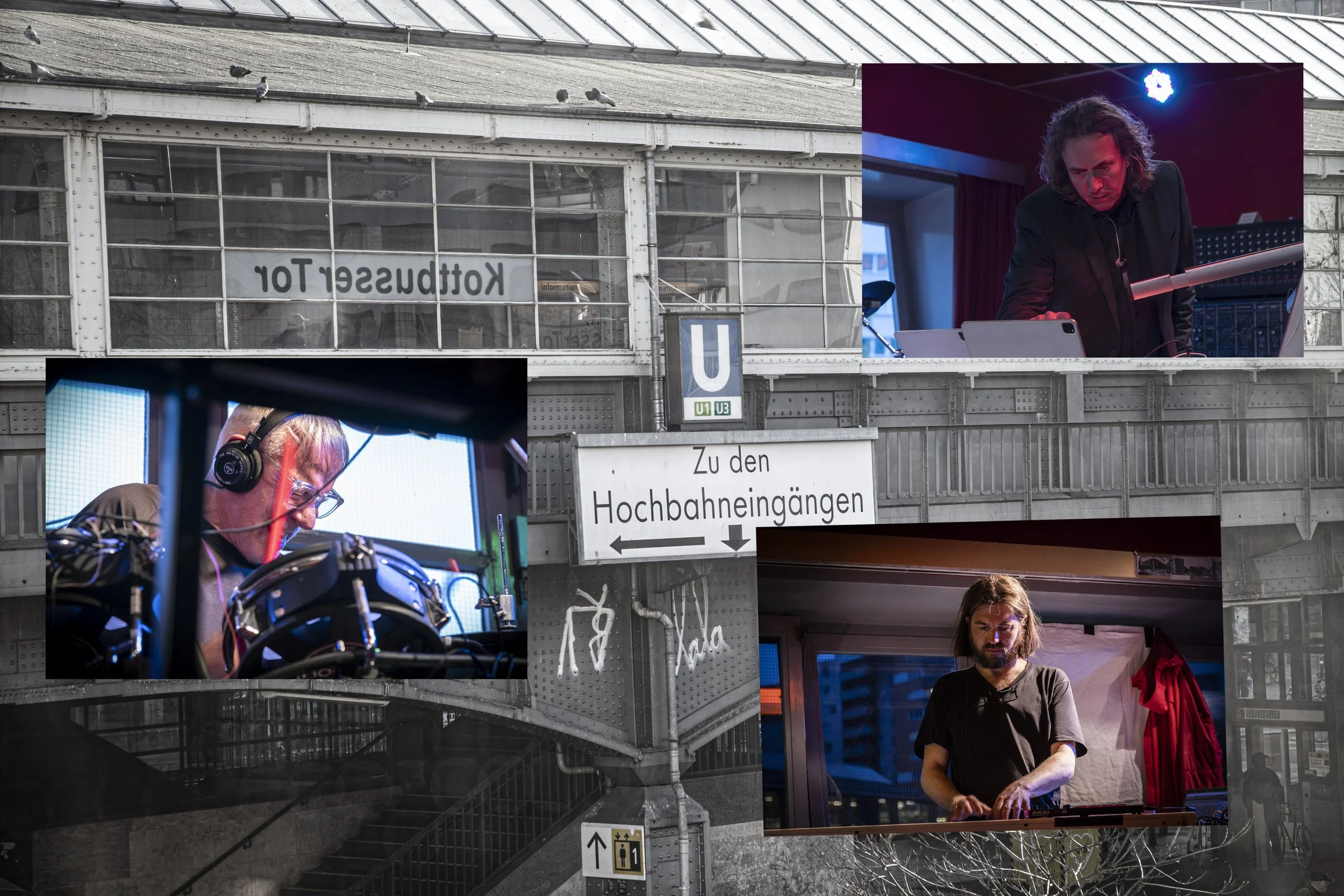 Concert featuring Quaeschning, Frick (Tangerine Dream) and Großkopf (Astra)