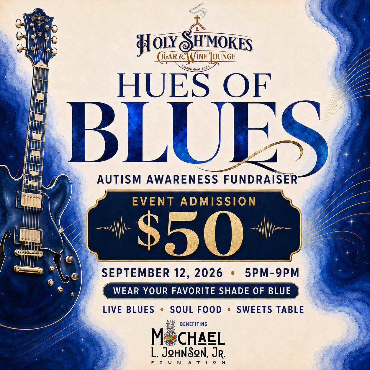 Hues of Blues Fundraiser: Autism Awareness Night