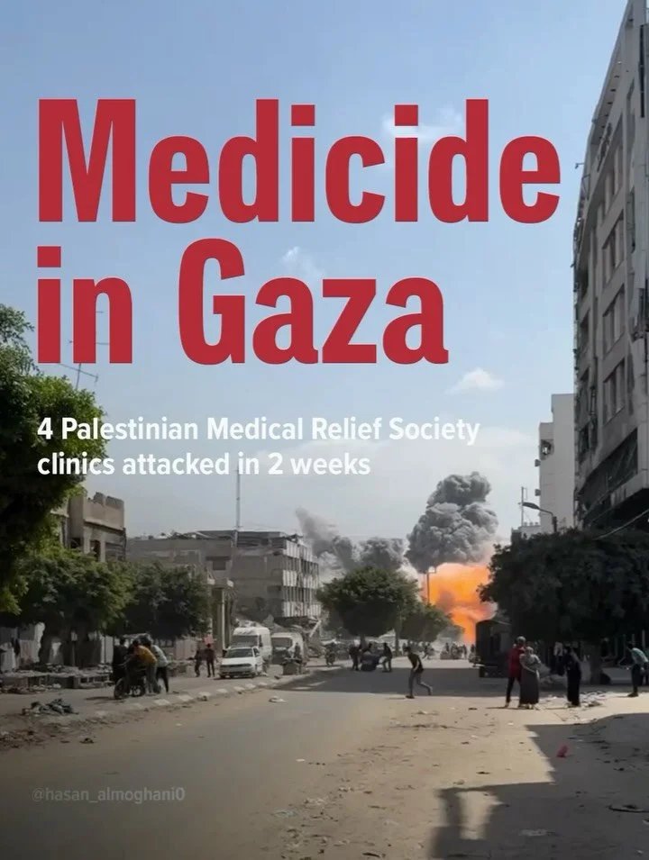 From 7 October 2023 to 11 June 2025, Israel carried out 735 attacks on healthcare in Gaza &mdash; killing 917 people, injuring 1,411, hitting 125 health facilities, and damaging 34 hospitals. (WHO)

In the past two weeks alone, 4 Palestinian Medical 