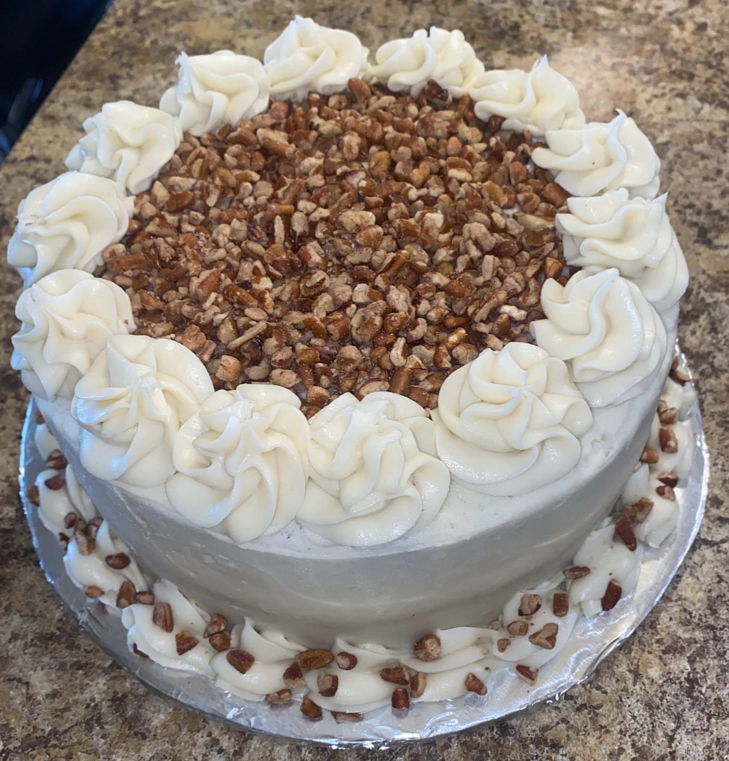 Carrot Cake with pecans