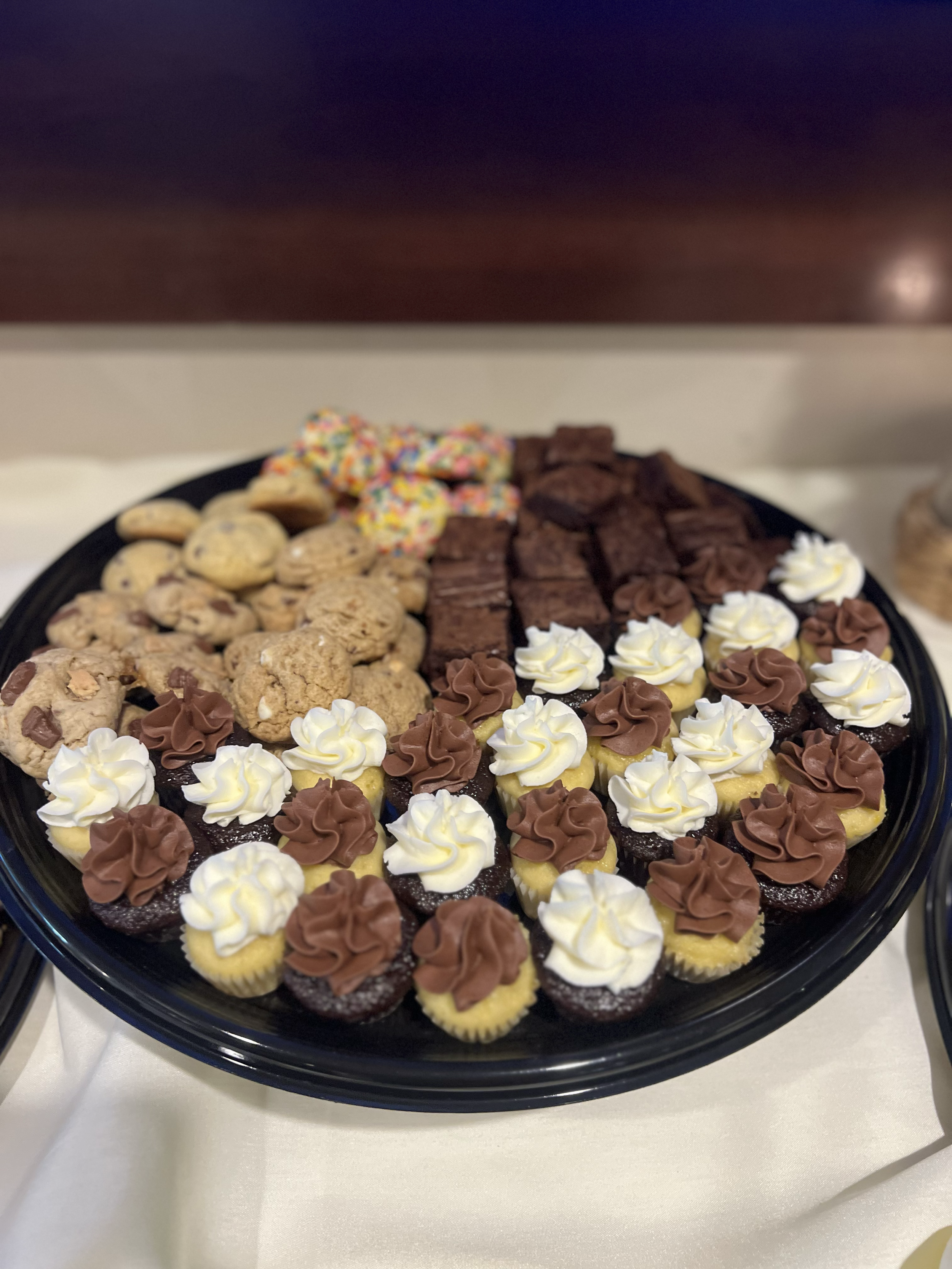 Assorted dessert tray