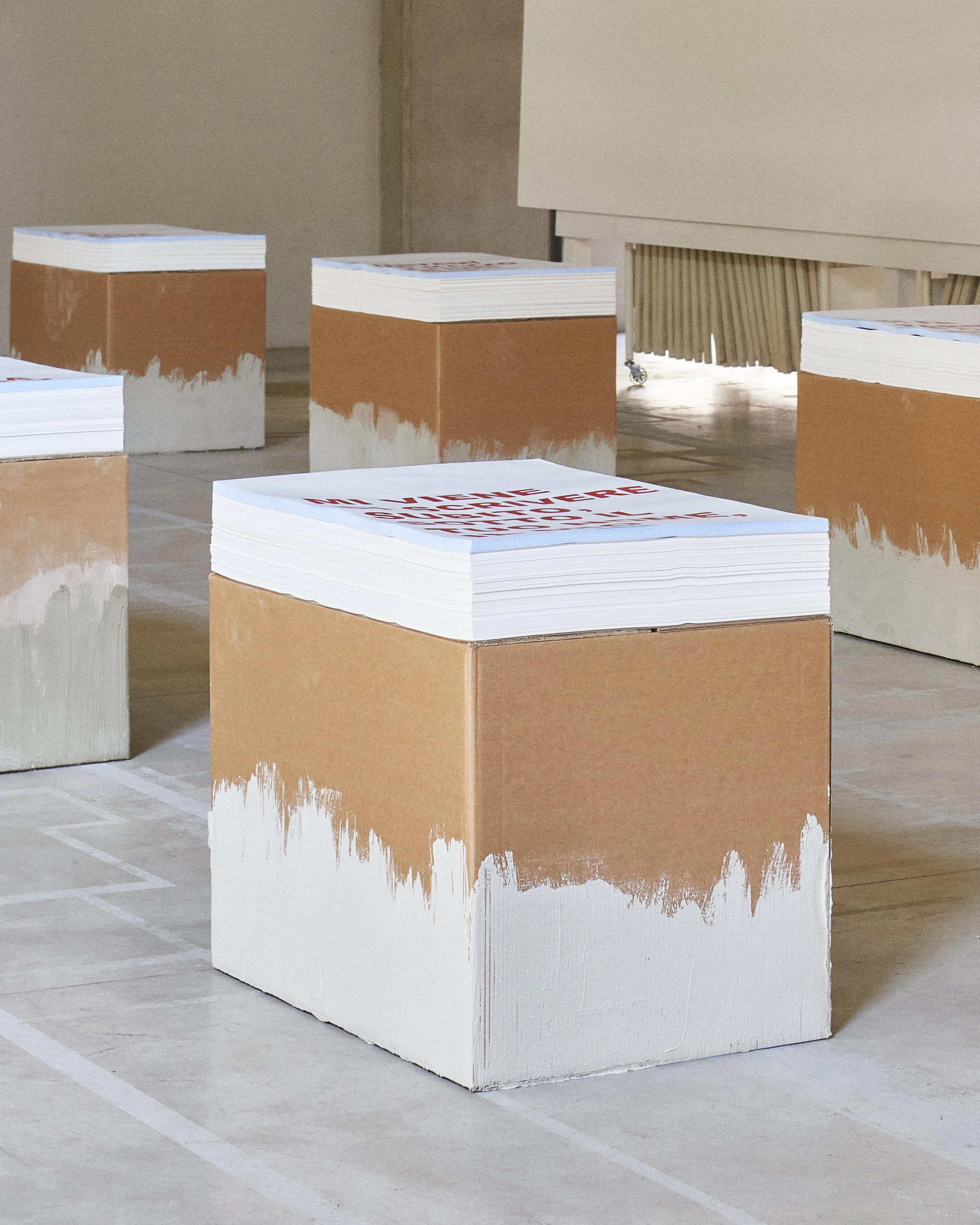 Ultimi canti - installation view