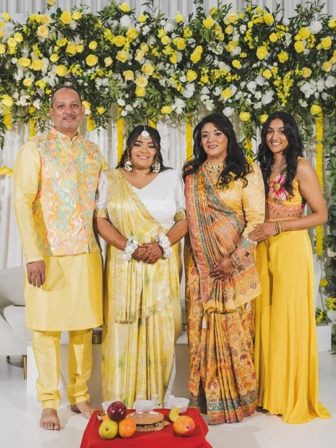 nothing makes the day more special than being surrounded by the ones you love most✨🤍🌼
&bull;
&bull;
&bull;
&bull;
Planner: @crimsonbleuevents
Content Creator: @the.dulhan.diaries
Venue: @vansheventcenter
DJ: @desijunctiondjs @its_doublej
MC: @bigne