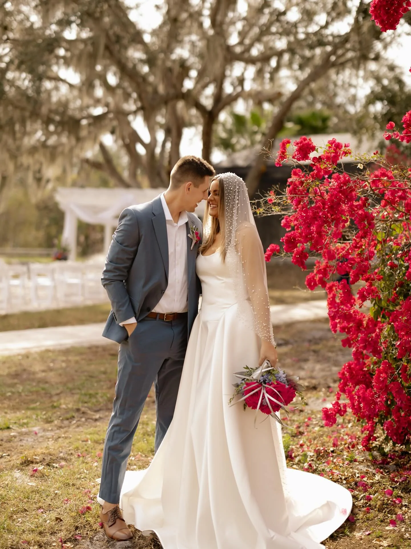 the start of forever🤍
&bull;
&bull;
&bull;
Venue: @CourtLangleyRanch
Cake: @CaKesbyRonSRQ
Catering: @ChefMikeSRQ
Planner + Florals: @BenevaWeddings
Rentals- Bar, Seating Chart, Chairs: @Coastalcollectiverentals
Vintage Cars: @courtlangleyranch &amp;