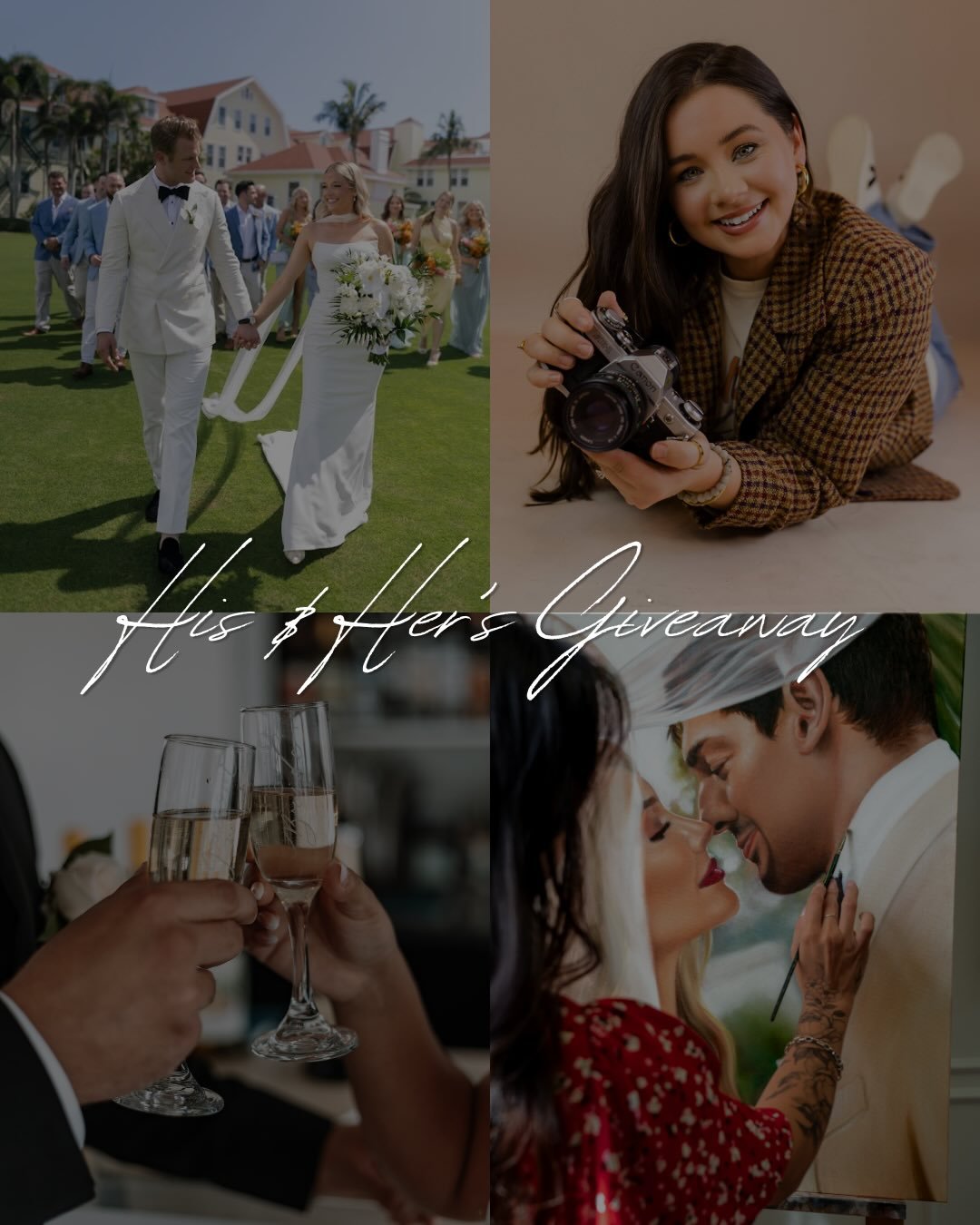 ✨It&rsquo;s giveaway time✨

We&rsquo;ve teamed up with some amazing vendors to celebrate YOU in an exclusive His &amp; Her&rsquo;s giveaway!

One lucky couple will win...

 📸 A complimentary 30 minute Intimate Engagement session! You will receive an