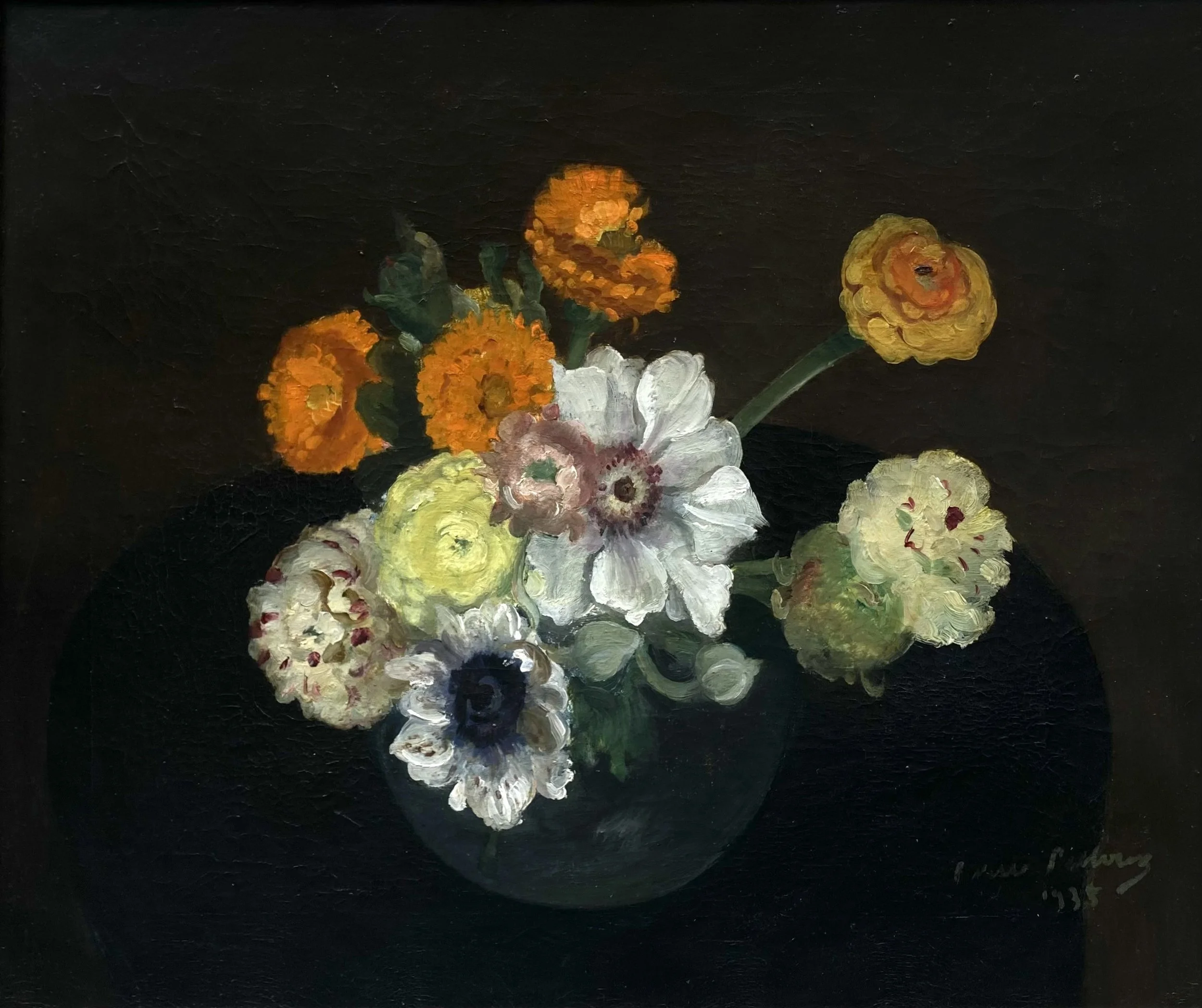 Pierre Pelloux (1903-1975). Fleurs, 1935.