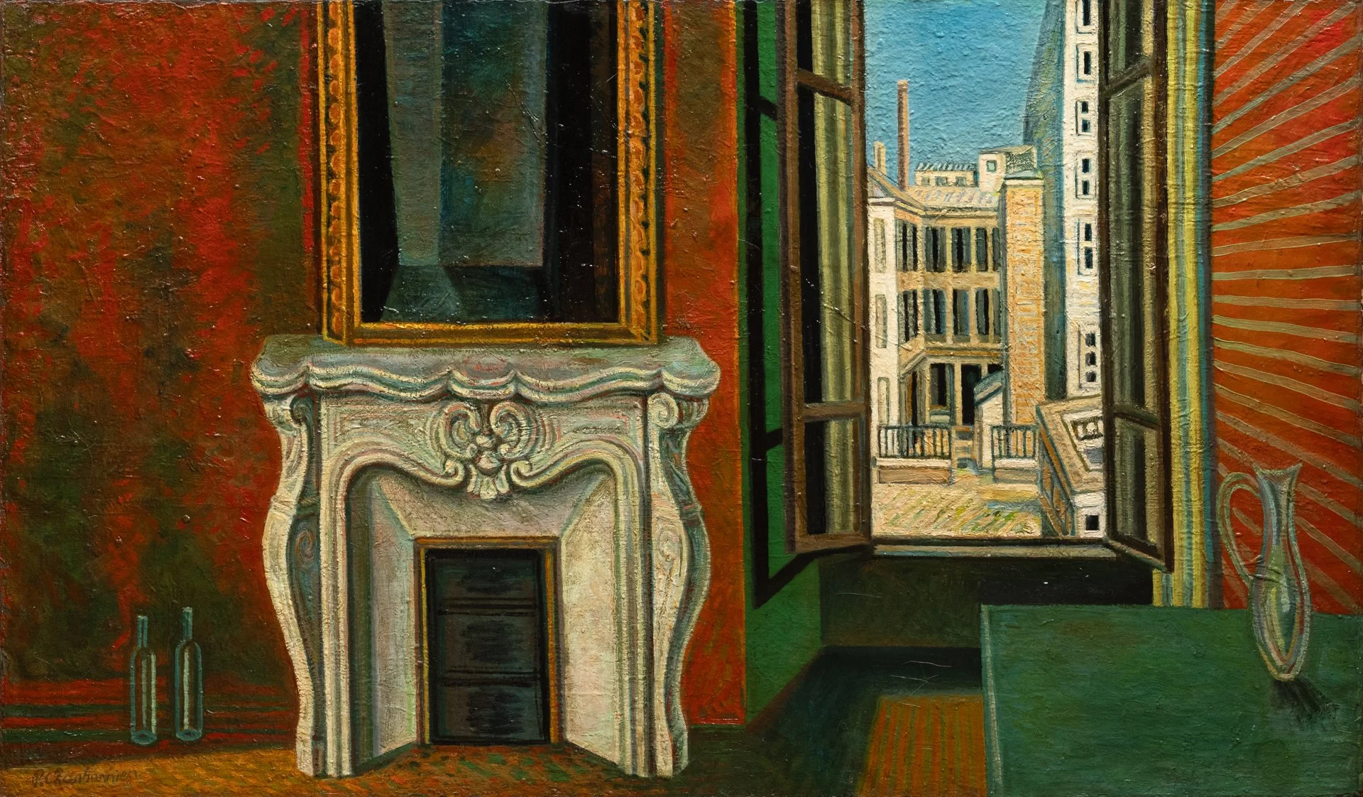 Pierre Charbonnier (1897-1978). Intérieur-Extérieur, 1945.