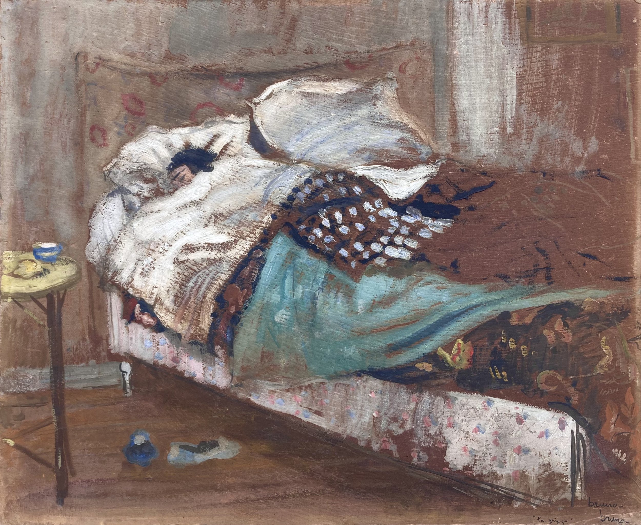 Marc Bruno (1901-1942). La grippe, vers 1930.