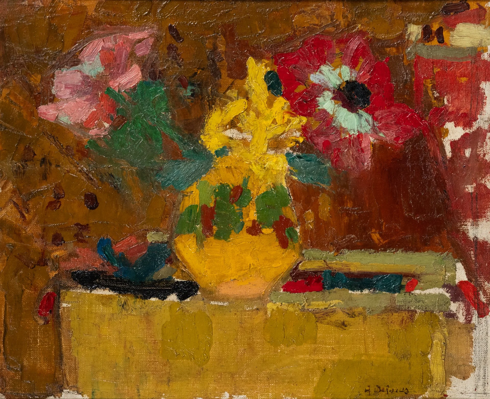 Henriette Deloras (1901-1941). Fleurs.