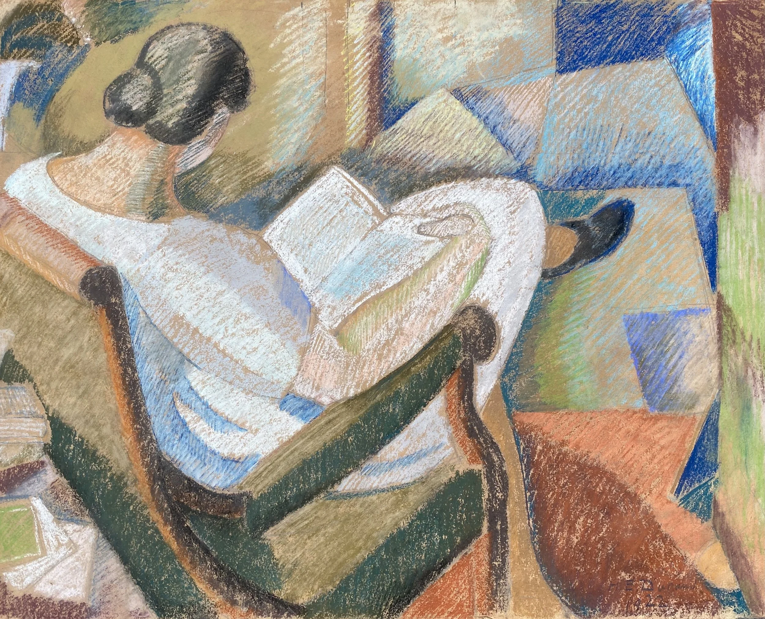 Henry Emmanuel Durand (1887-1929). Le lecture, 1922.