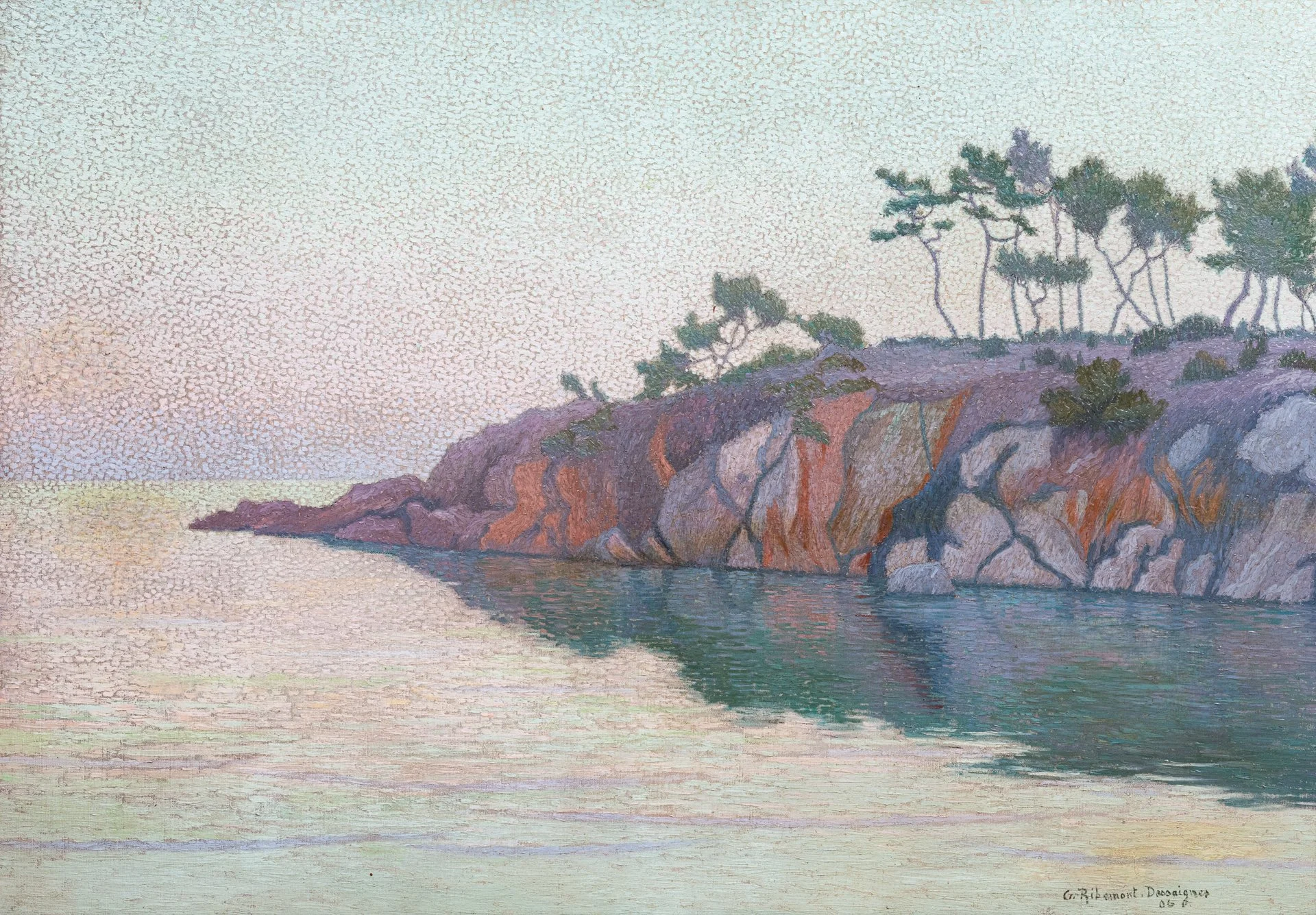 Georges Ribemont-Dessaignes (1884-1974). Bord de mer, 1906.
