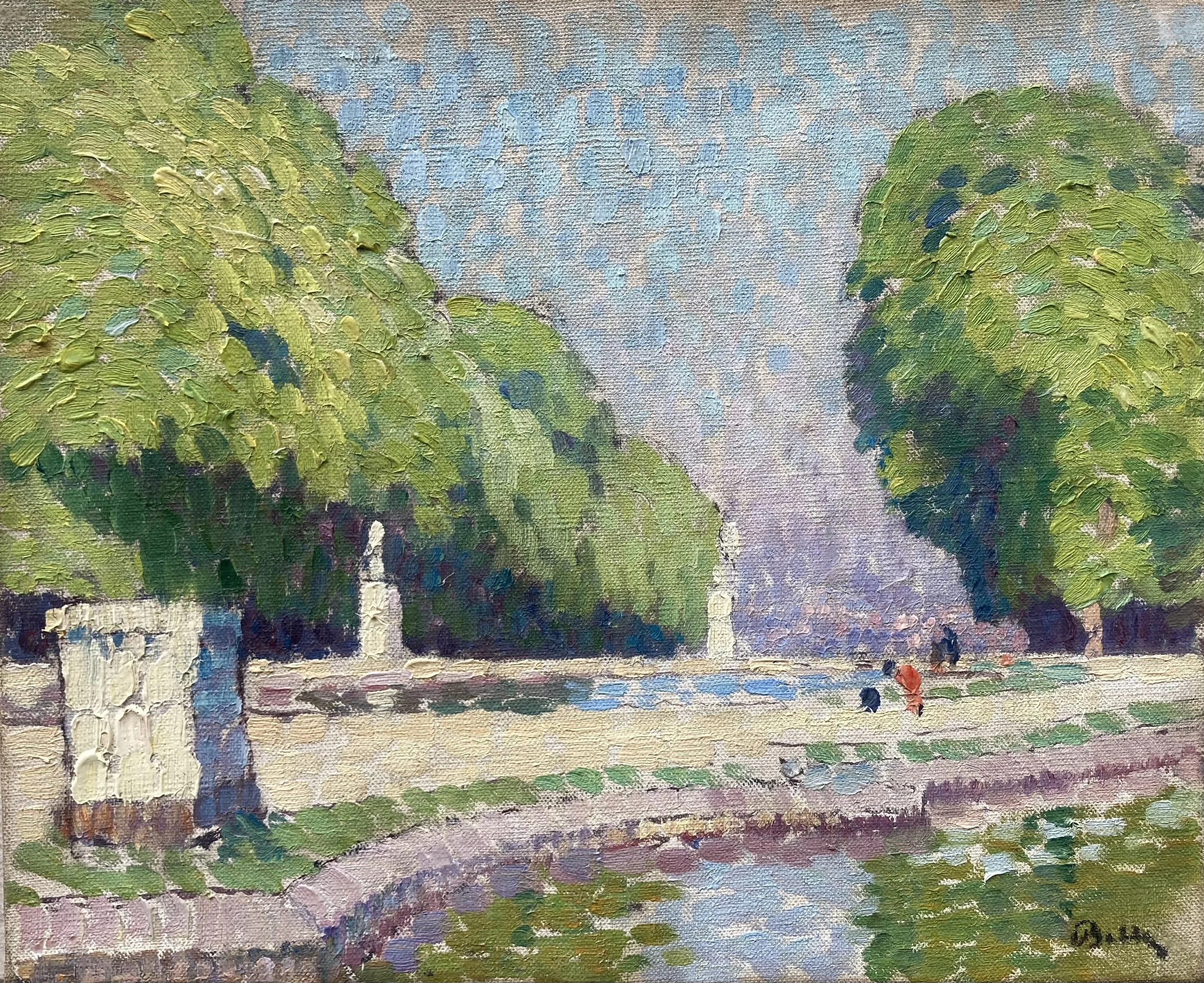 Marcel Belle (1871-1948). Jardin des Tuileries.